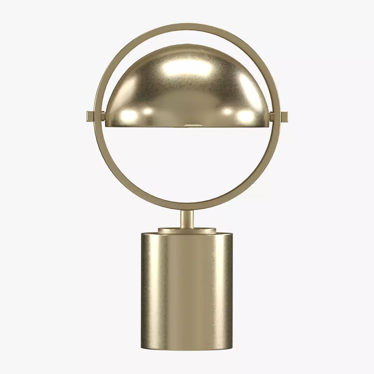 Pacific Coast Modern Mushroom Table Lamp Low-poly 3D model_0