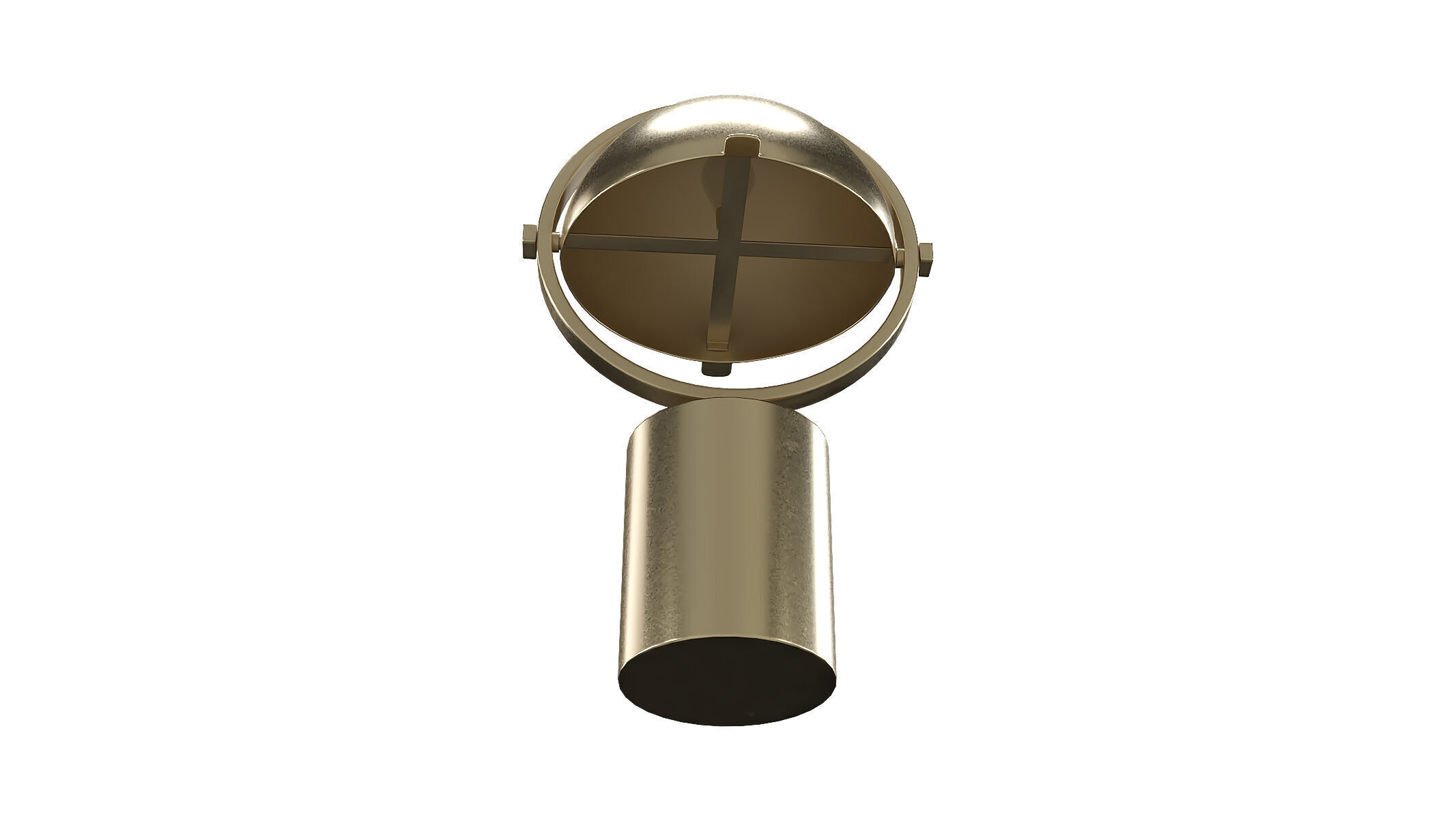 Pacific Coast Modern Mushroom Table Lamp Low-poly 3D model_4