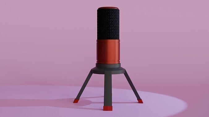 Condensed Microphone 3D model
