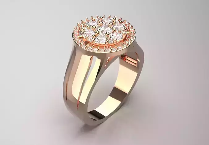 flower diamond ring fr0027