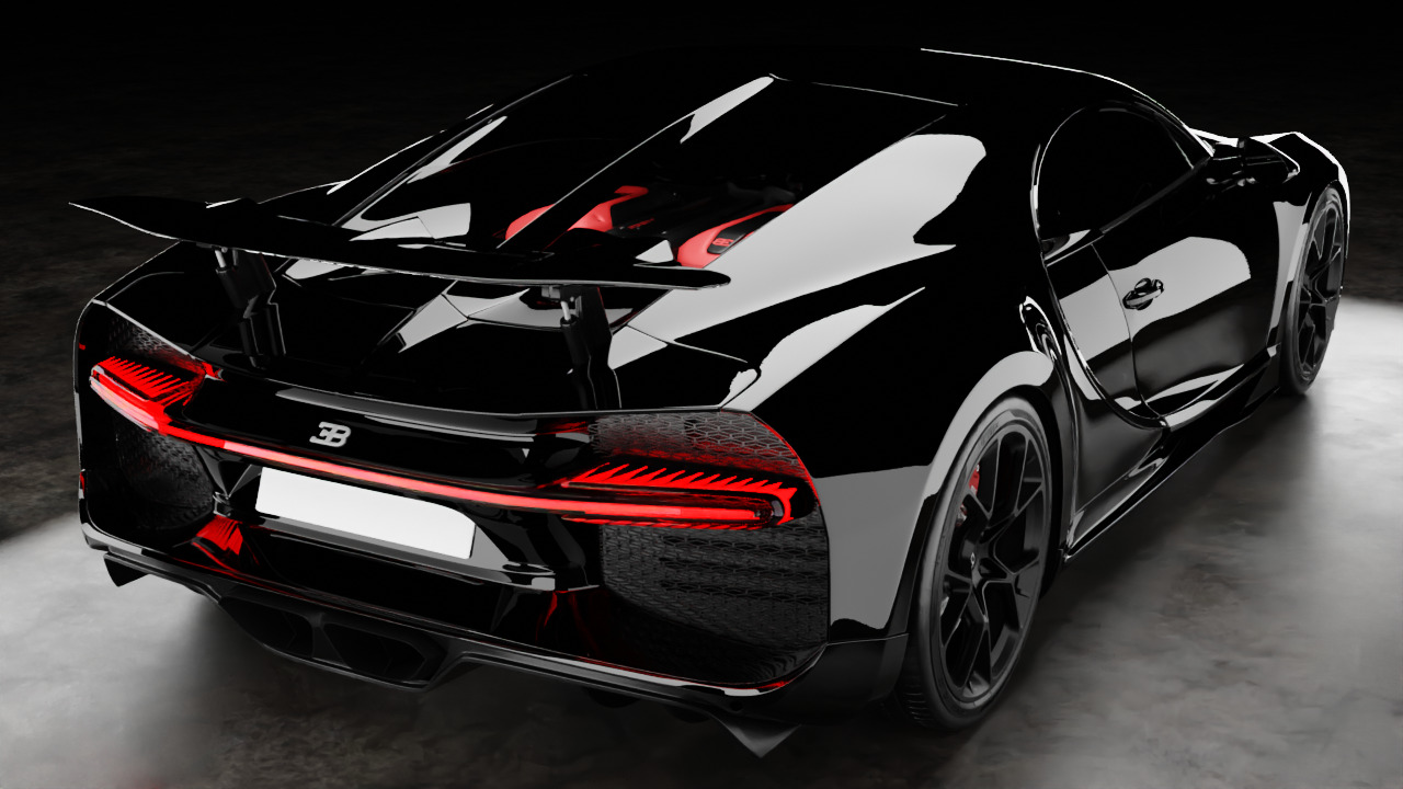 Bugatti Chiron Sport 3D model_3