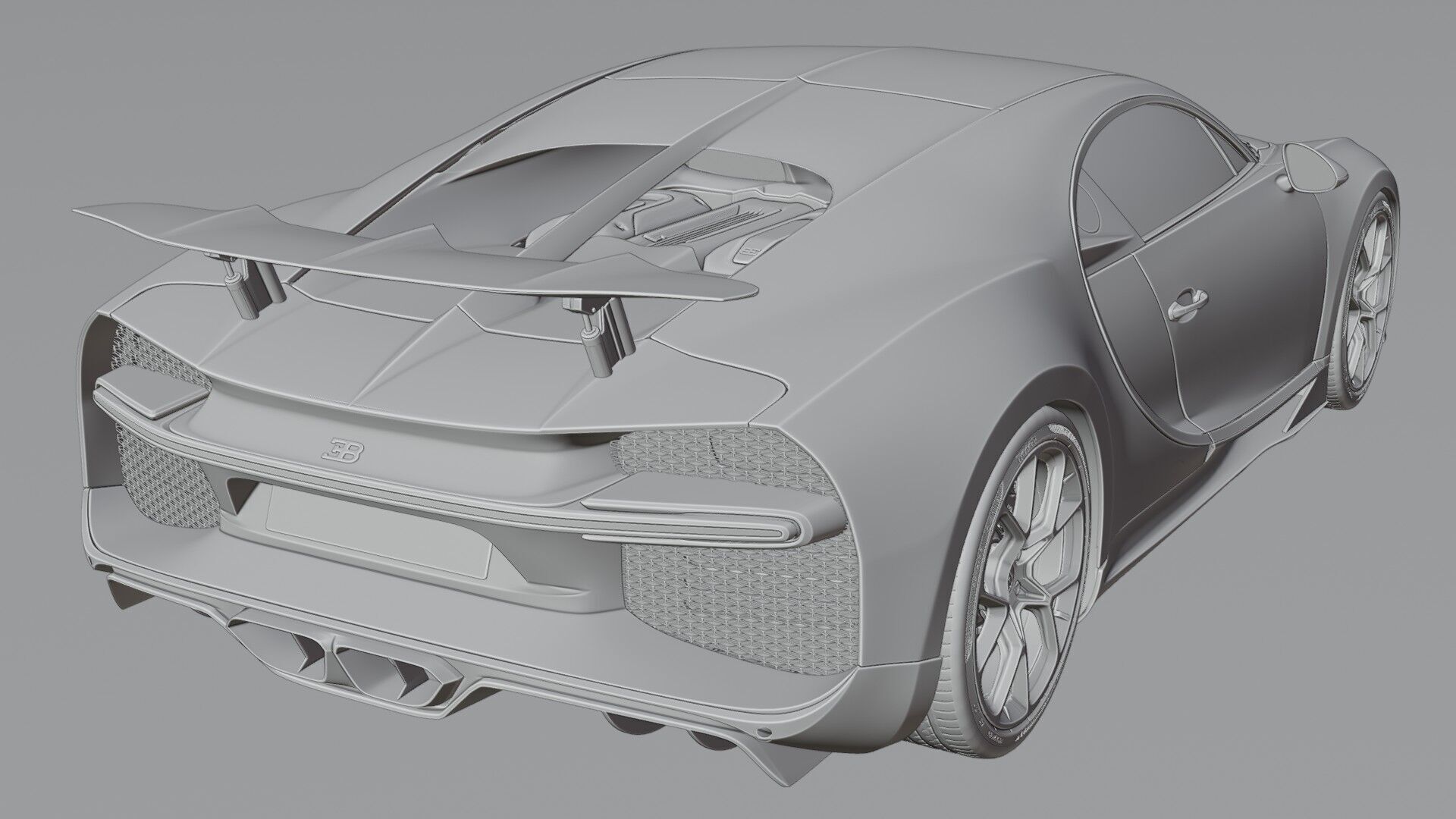 Bugatti Chiron Sport 3D model_5