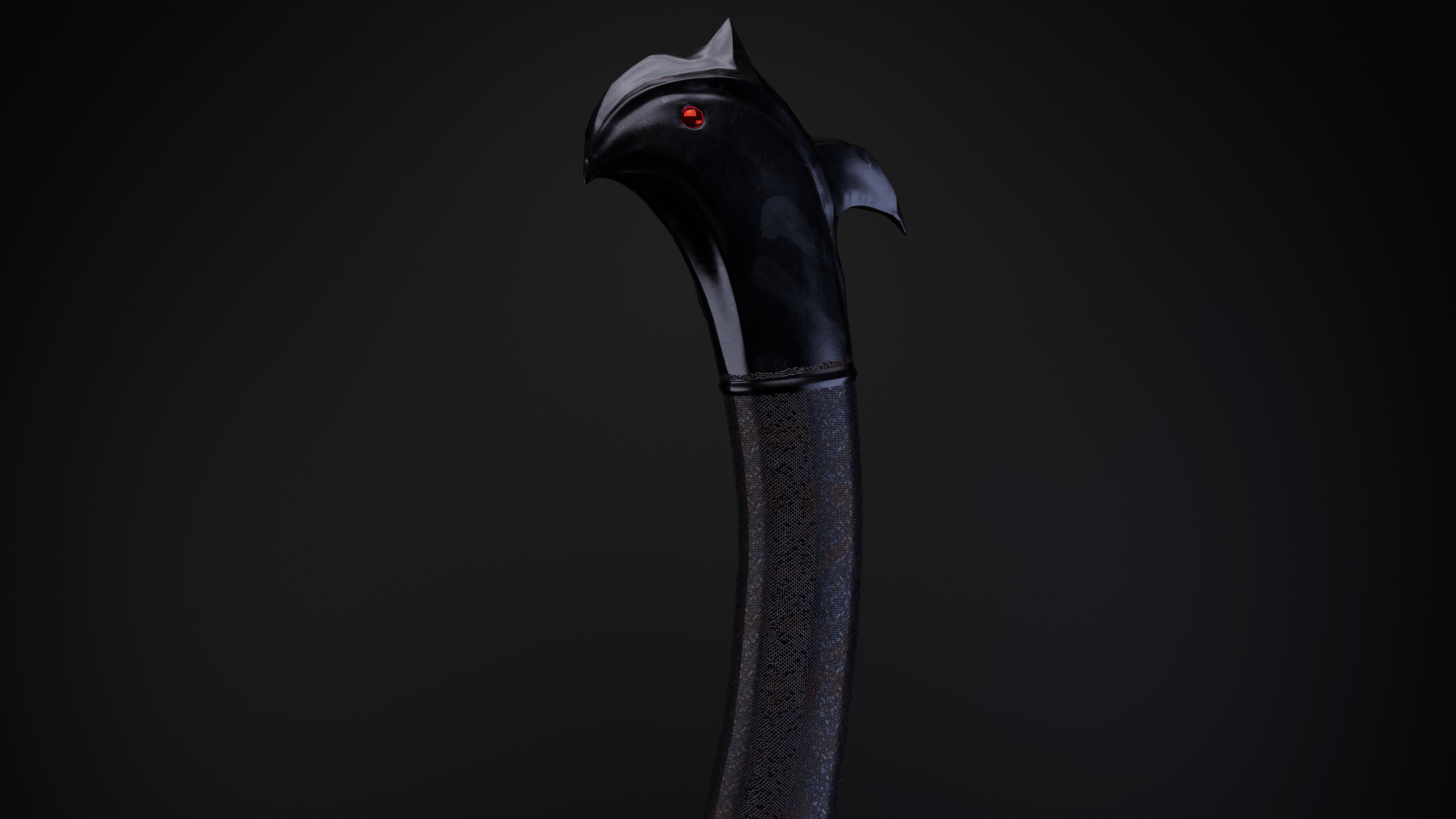 Lust Dagger Low-poly 3D model_8