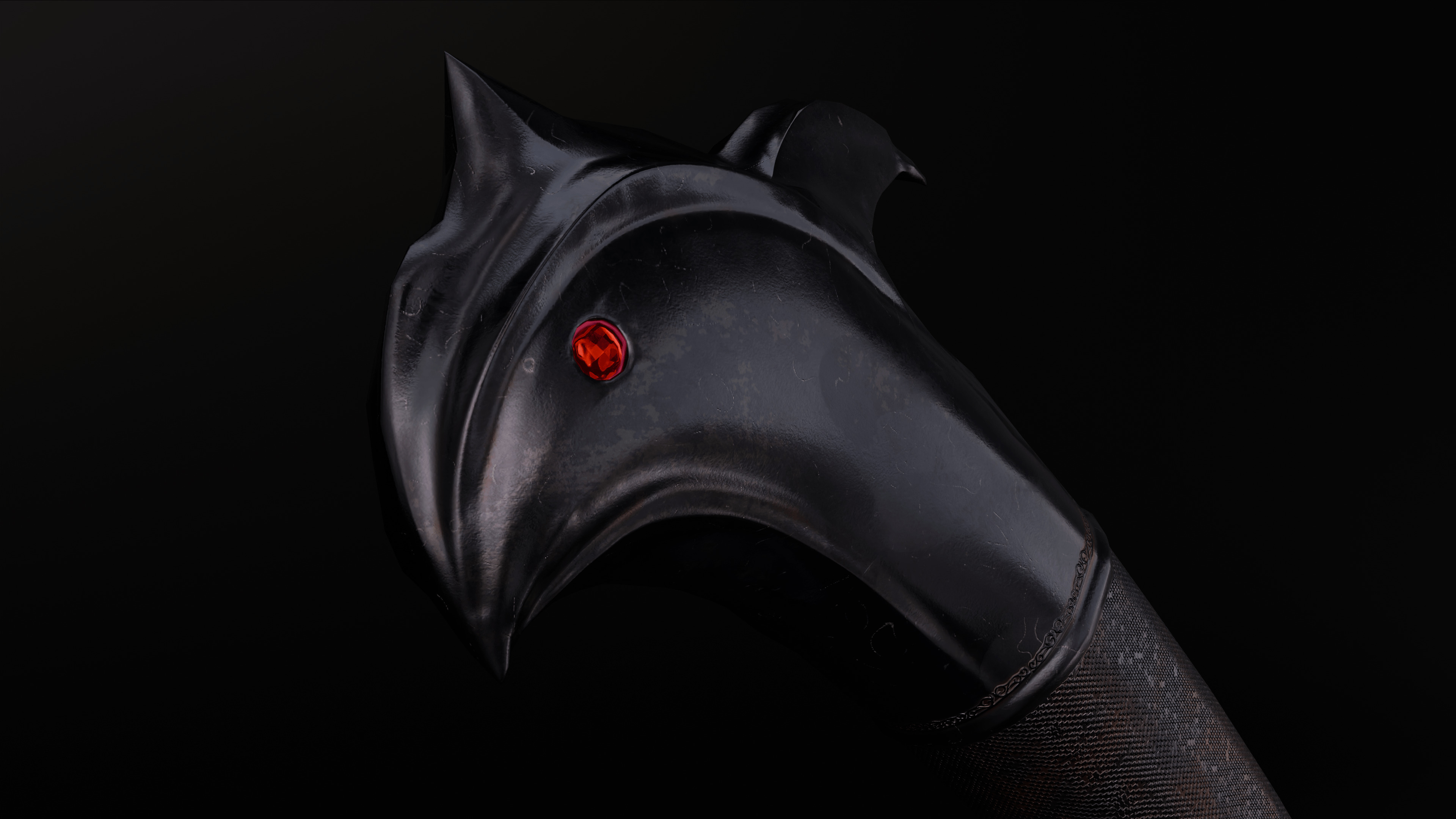 Lust Dagger Low-poly 3D model_21