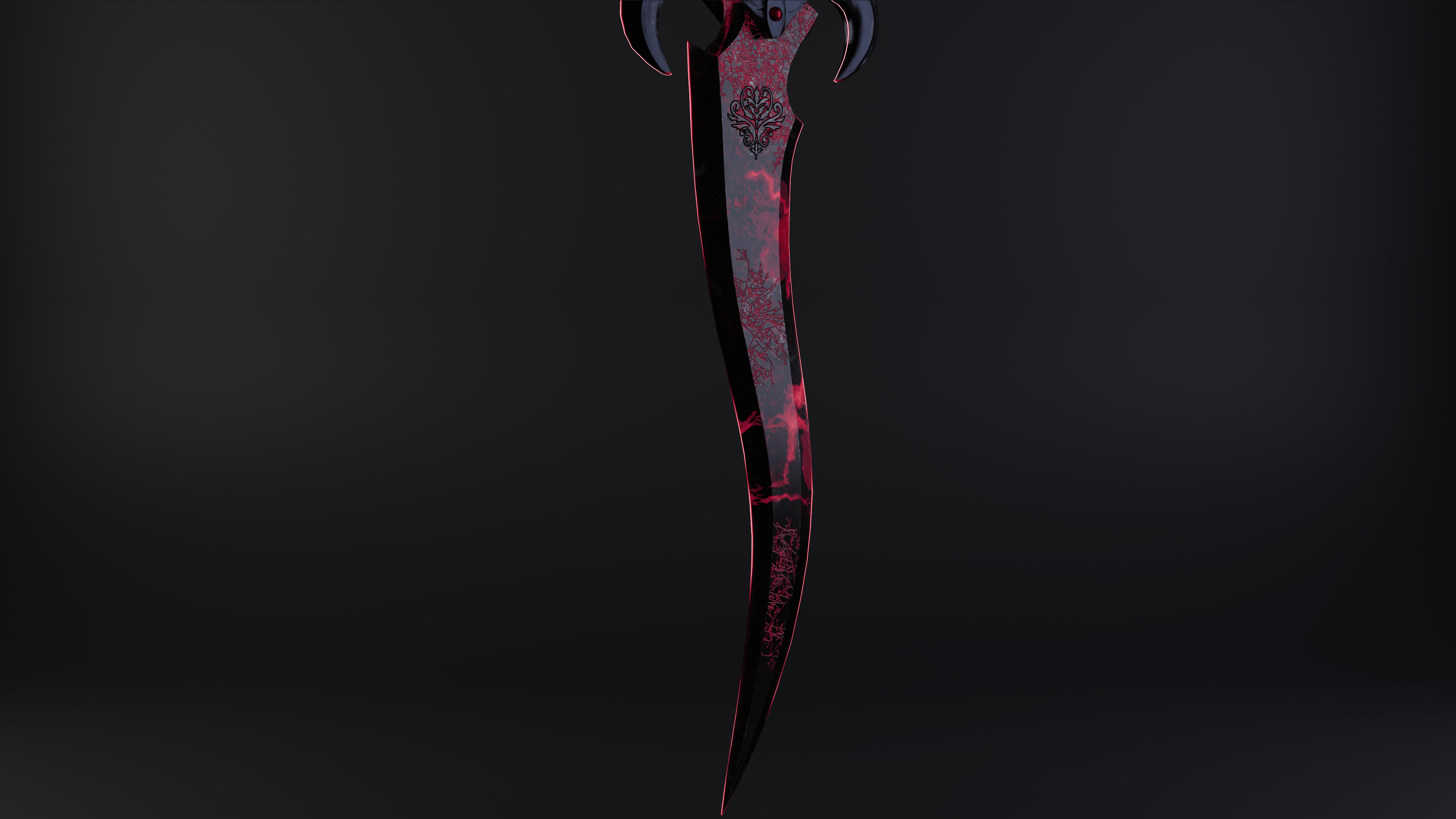 Lust Dagger Low-poly 3D model_6