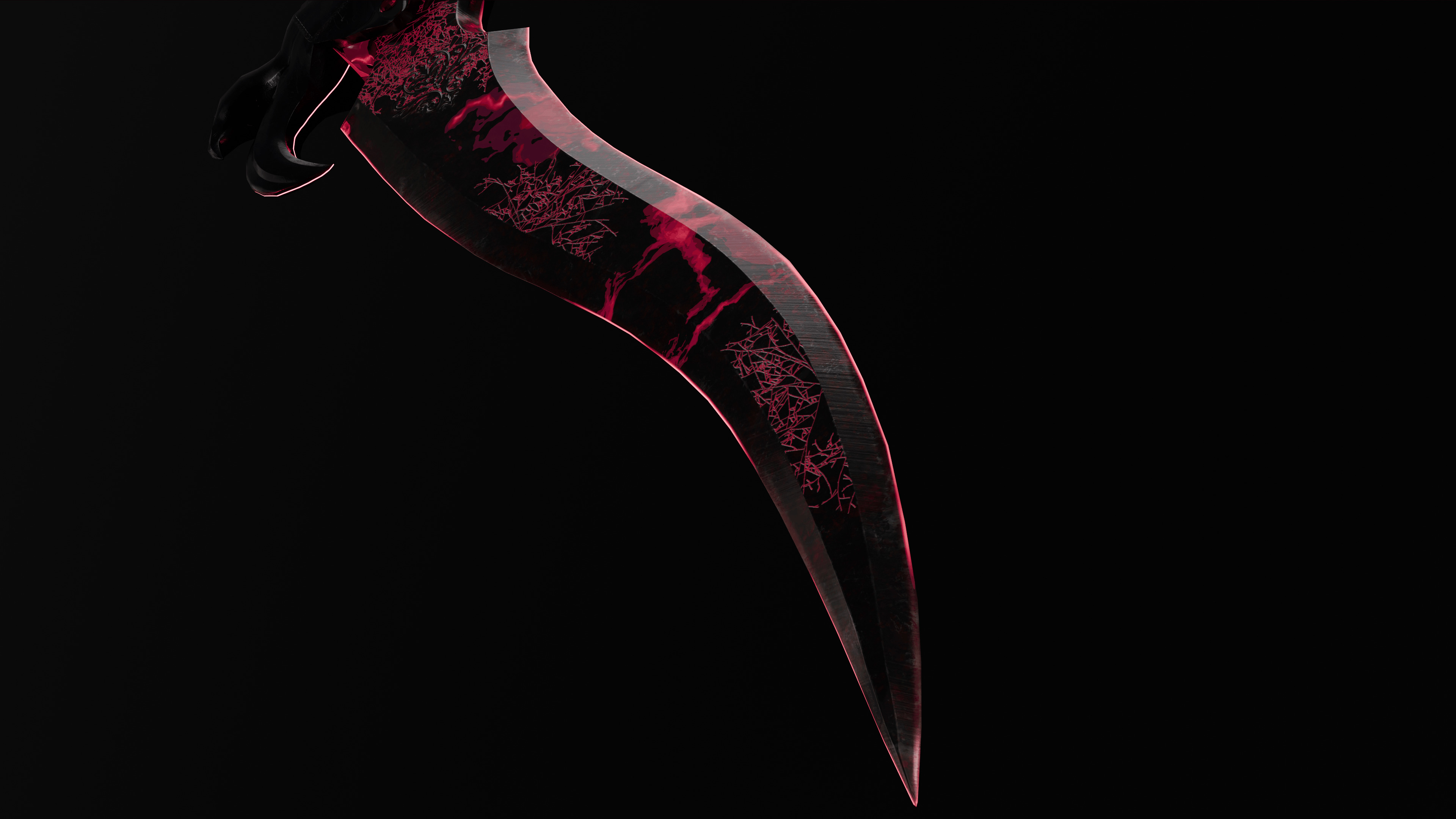 Lust Dagger Low-poly 3D model_20