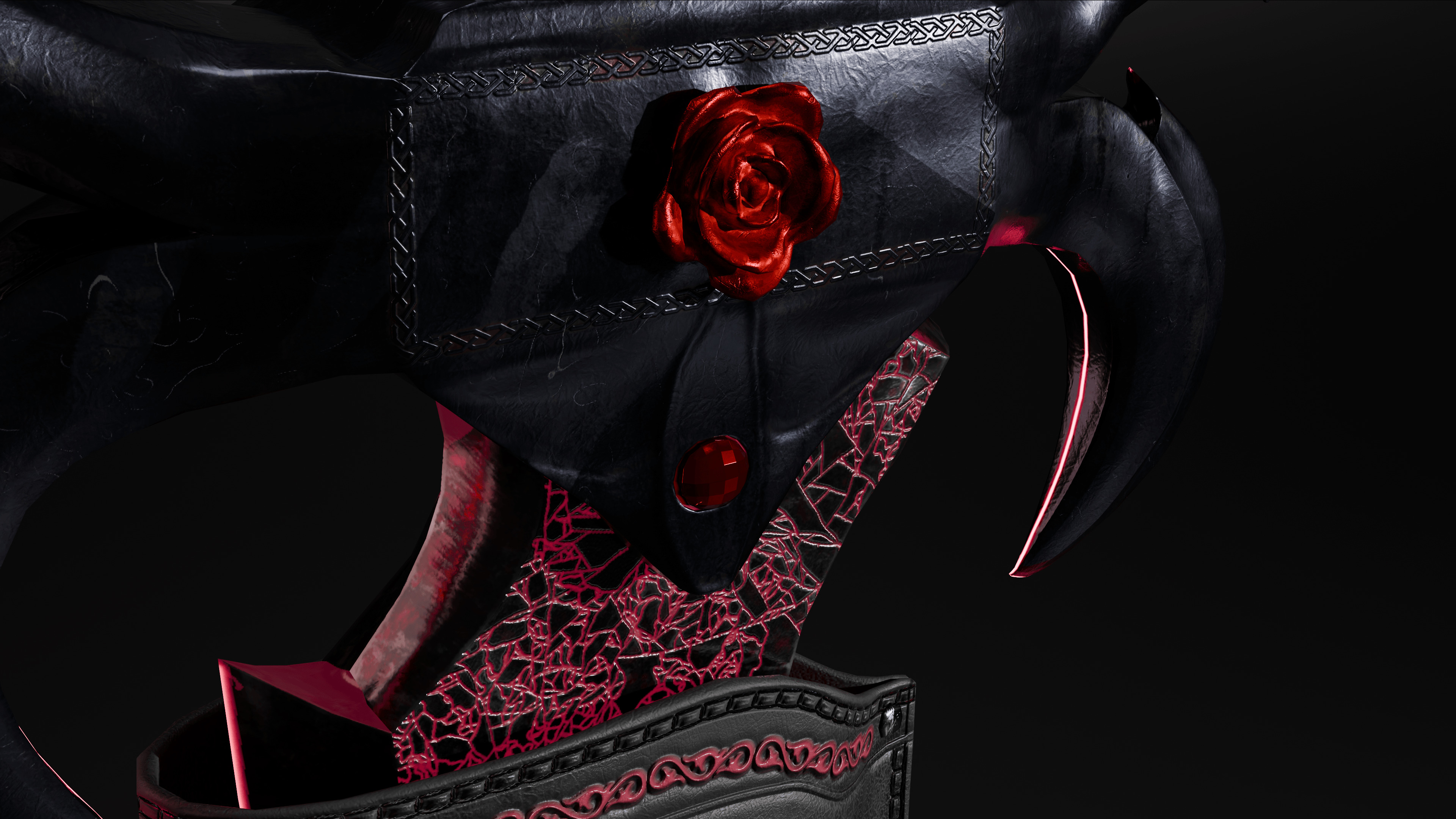 Lust Dagger Low-poly 3D model_15