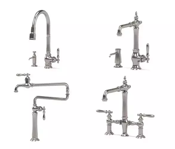 KOHLER kitchen faucets collection 3D model