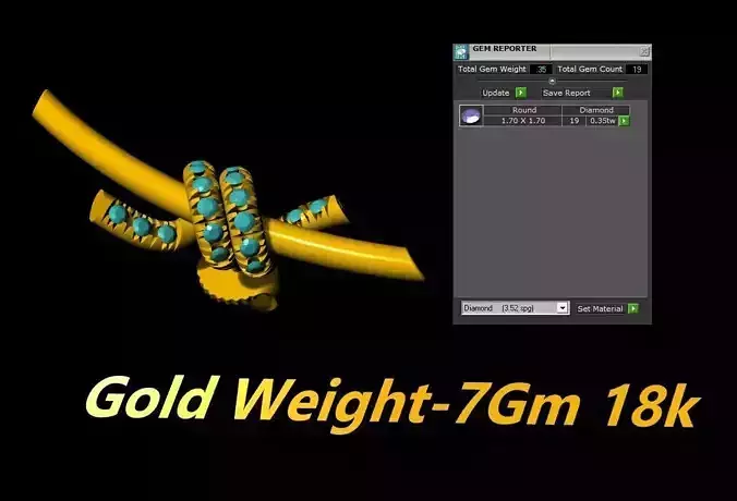 Tiffany Knot Inspired Earring CAD Design 3D Jewelry Models