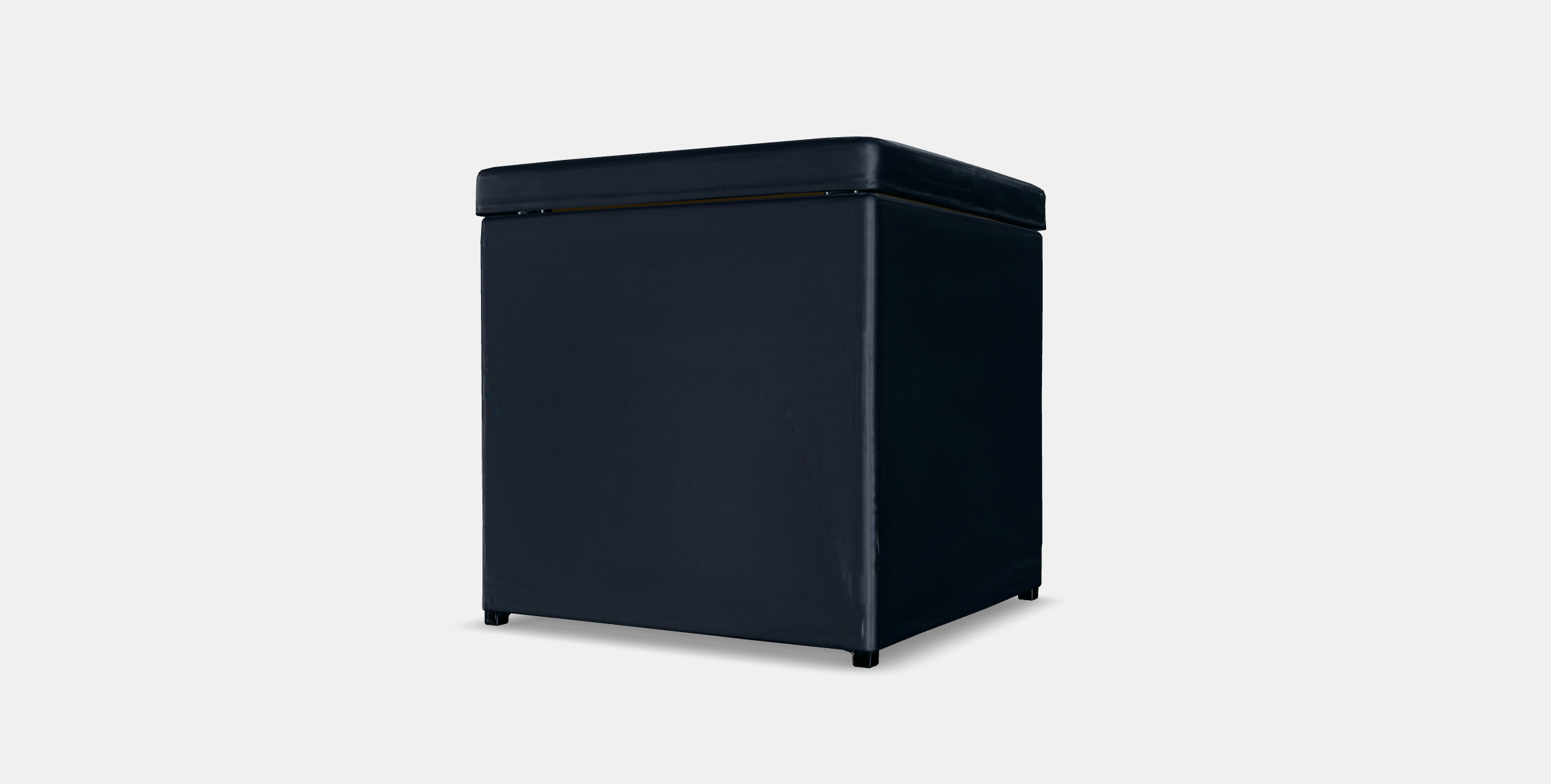 BOSNAS stool with storage Low-poly 3D model_5