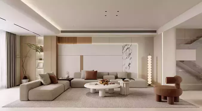 modern living room interior scenes 104