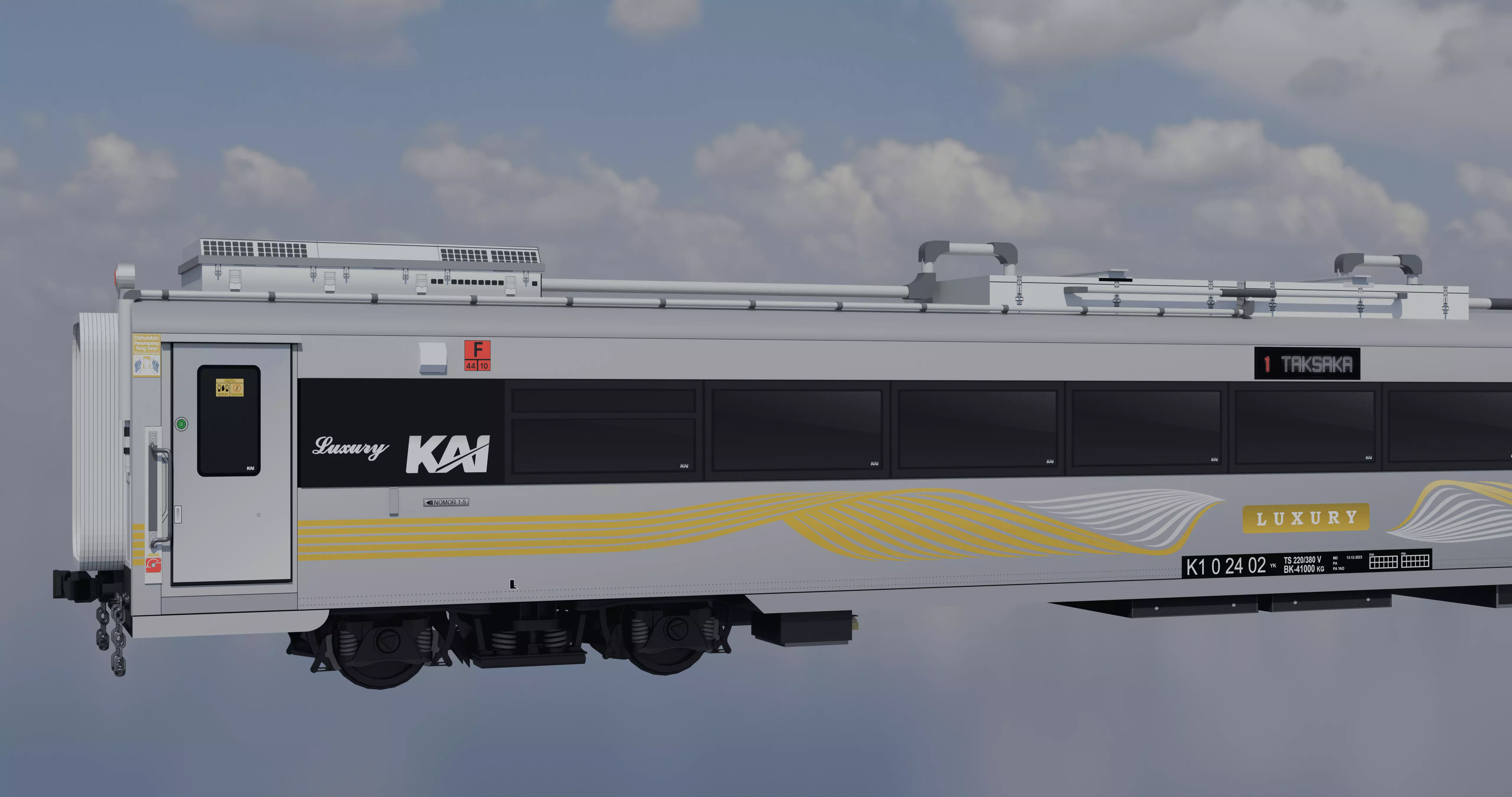 K1 Eksekutif Taksaka and Luxury New Generation 3D model_0