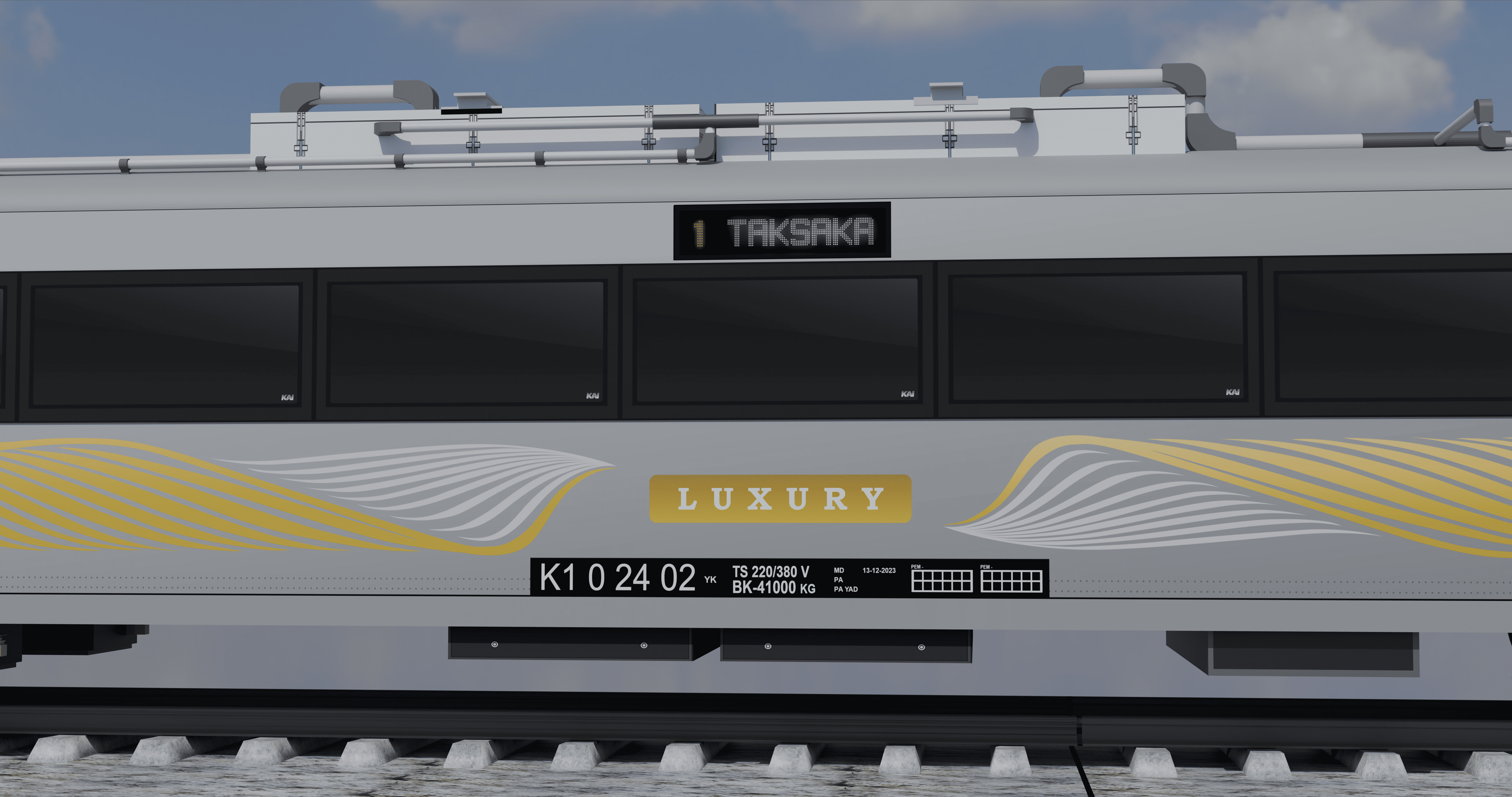 K1 Eksekutif Taksaka and Luxury New Generation 3D model_1