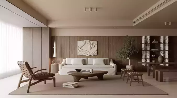 modern living room interior scenes 107