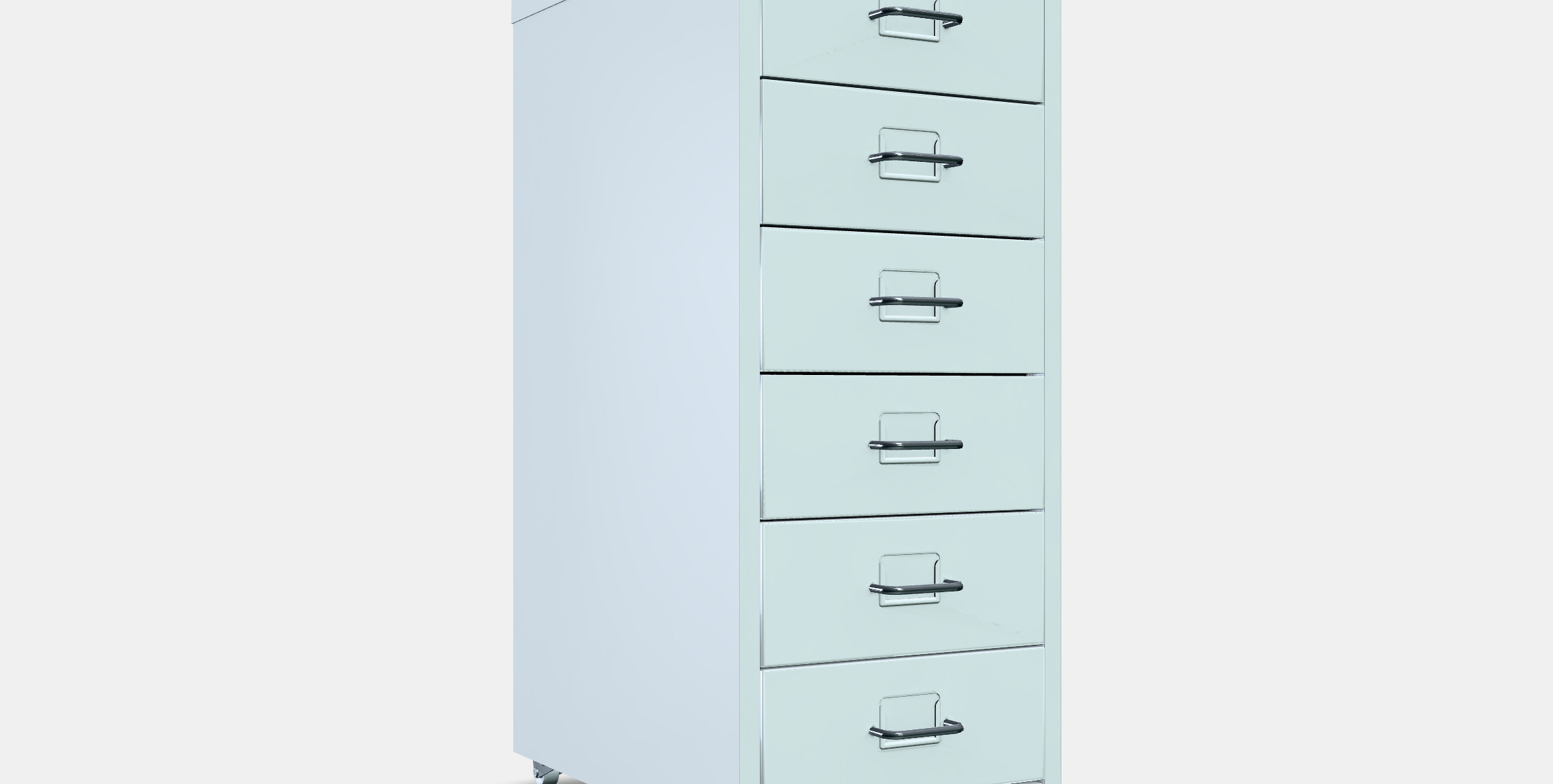 HELMER drawer unit on castors 2 3D model_9