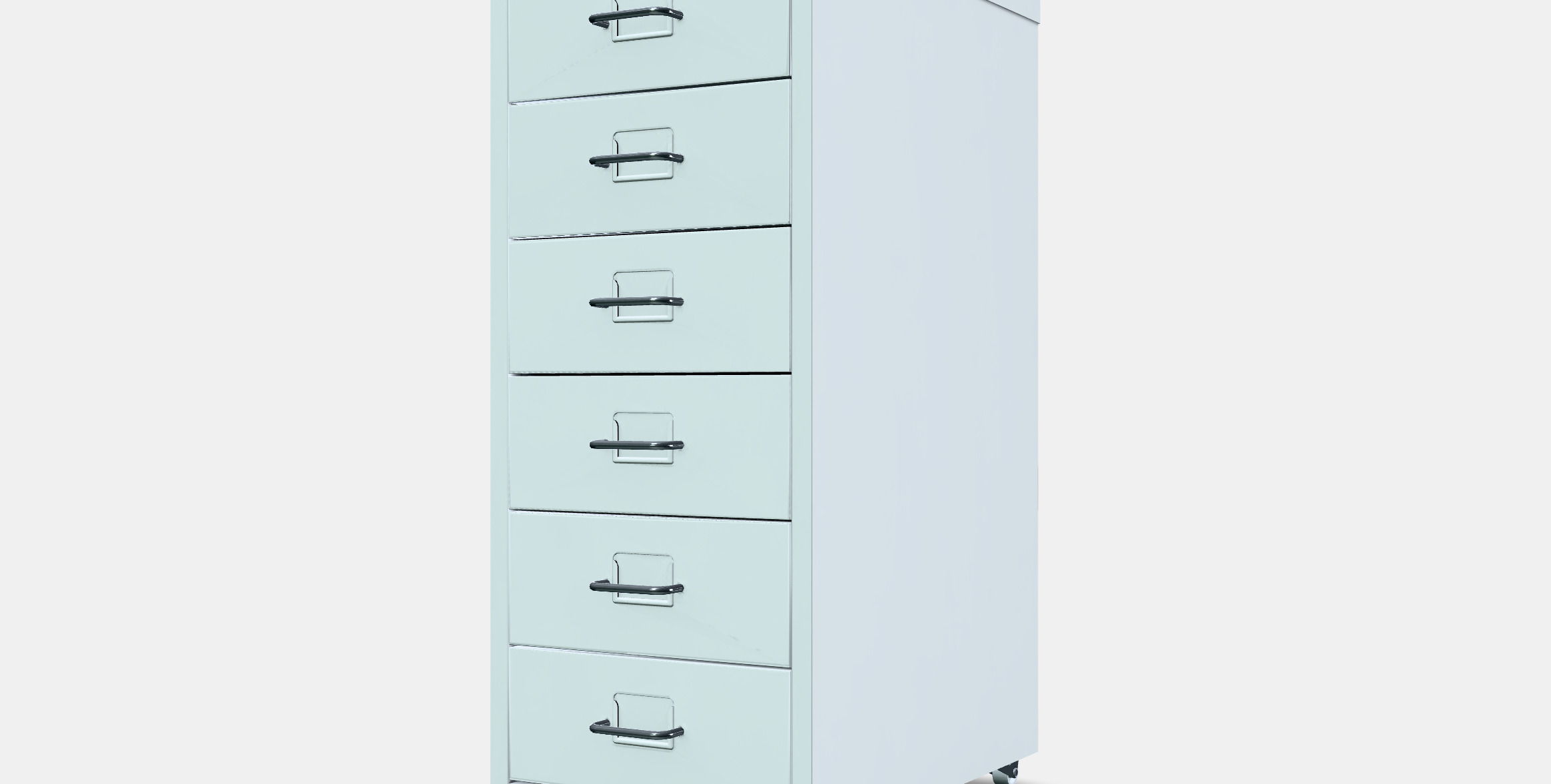 HELMER drawer unit on castors 2 3D model_13