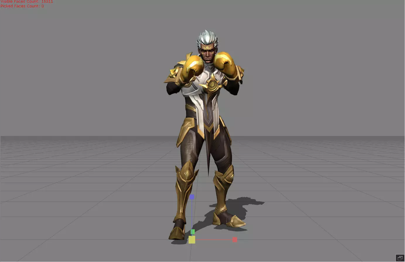 Paquito Fulgent Punch Low-poly 3D model