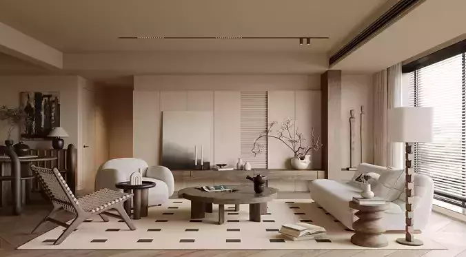 modern living room interior scenes 109