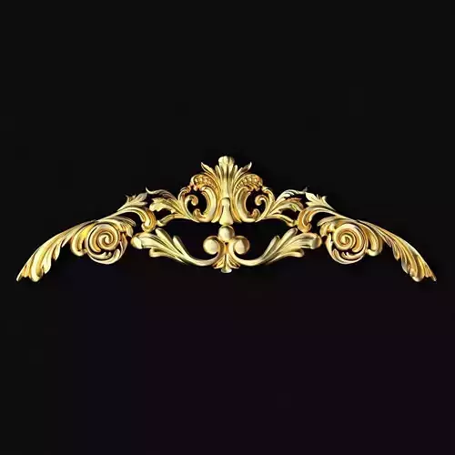 Central decor ornament for furniture