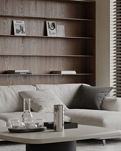 modern living room interior scenes 110 3D model 3