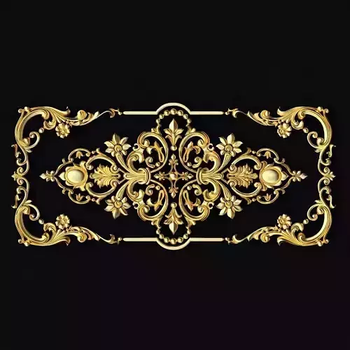 Central decor ornament for furniture