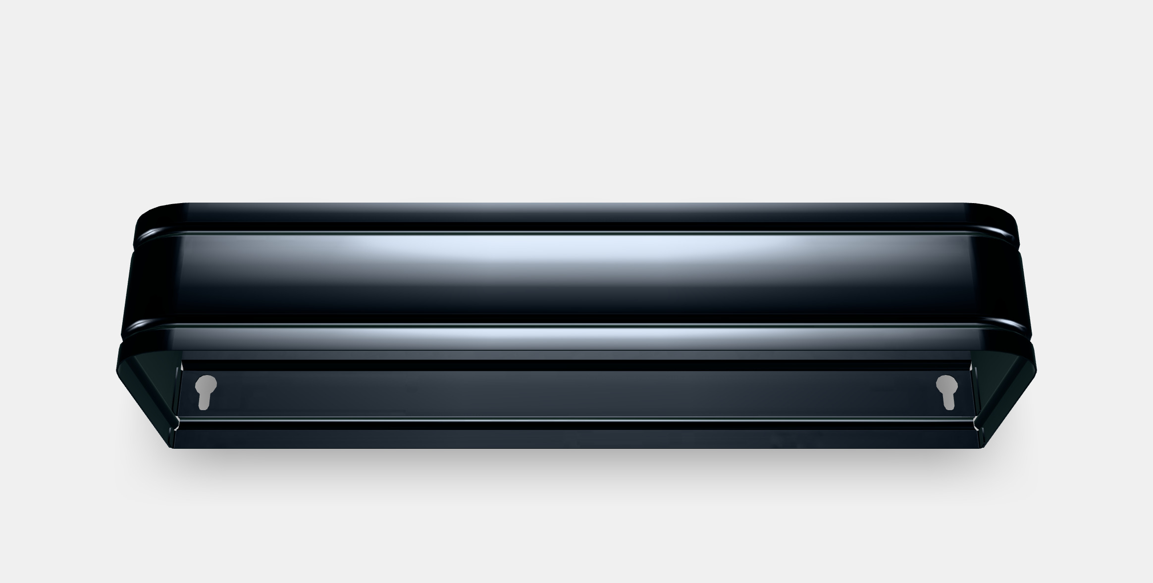 LILLASJON wall shelf with 5 hooks Low-poly 3D model_4