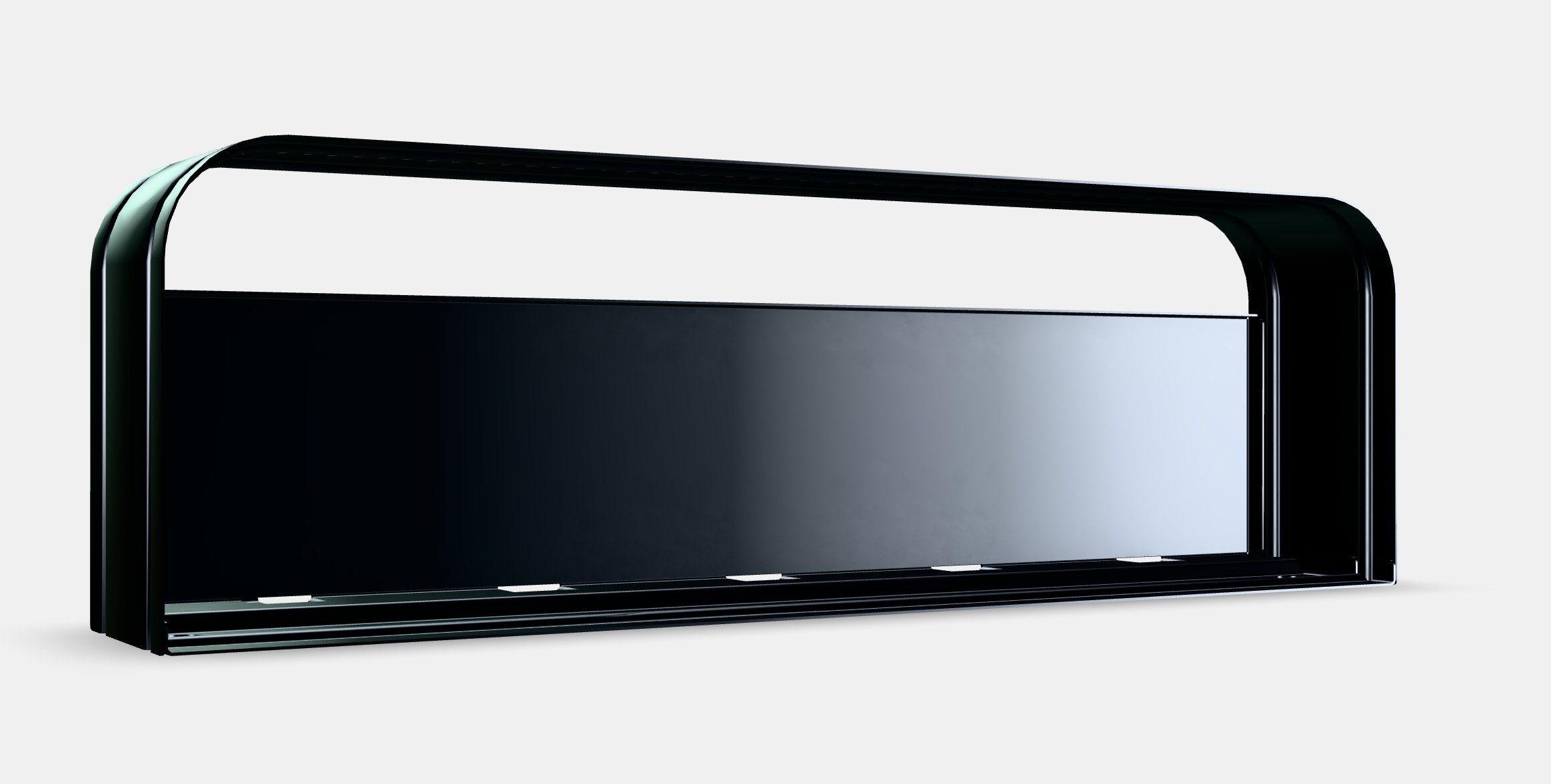 LILLASJON wall shelf with 5 hooks Low-poly 3D model_3