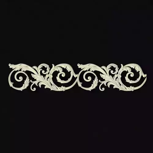 Central decor ornament for furniture