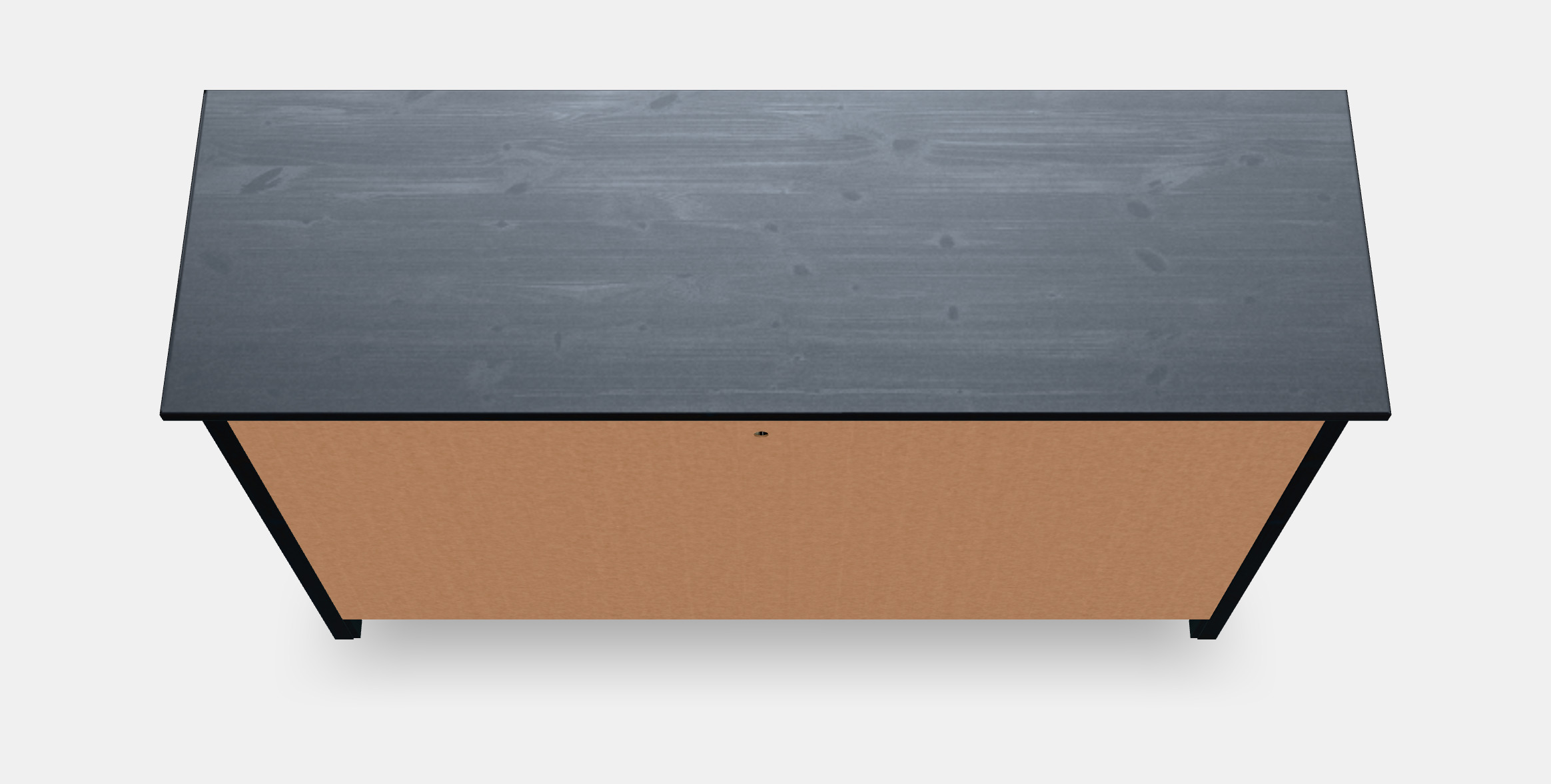 HEMNES chest of drawers with 8 drawers Low-poly 3D model_7