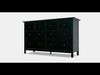 HEMNES chest of drawers with 8 drawers Low-poly 3D model_1
