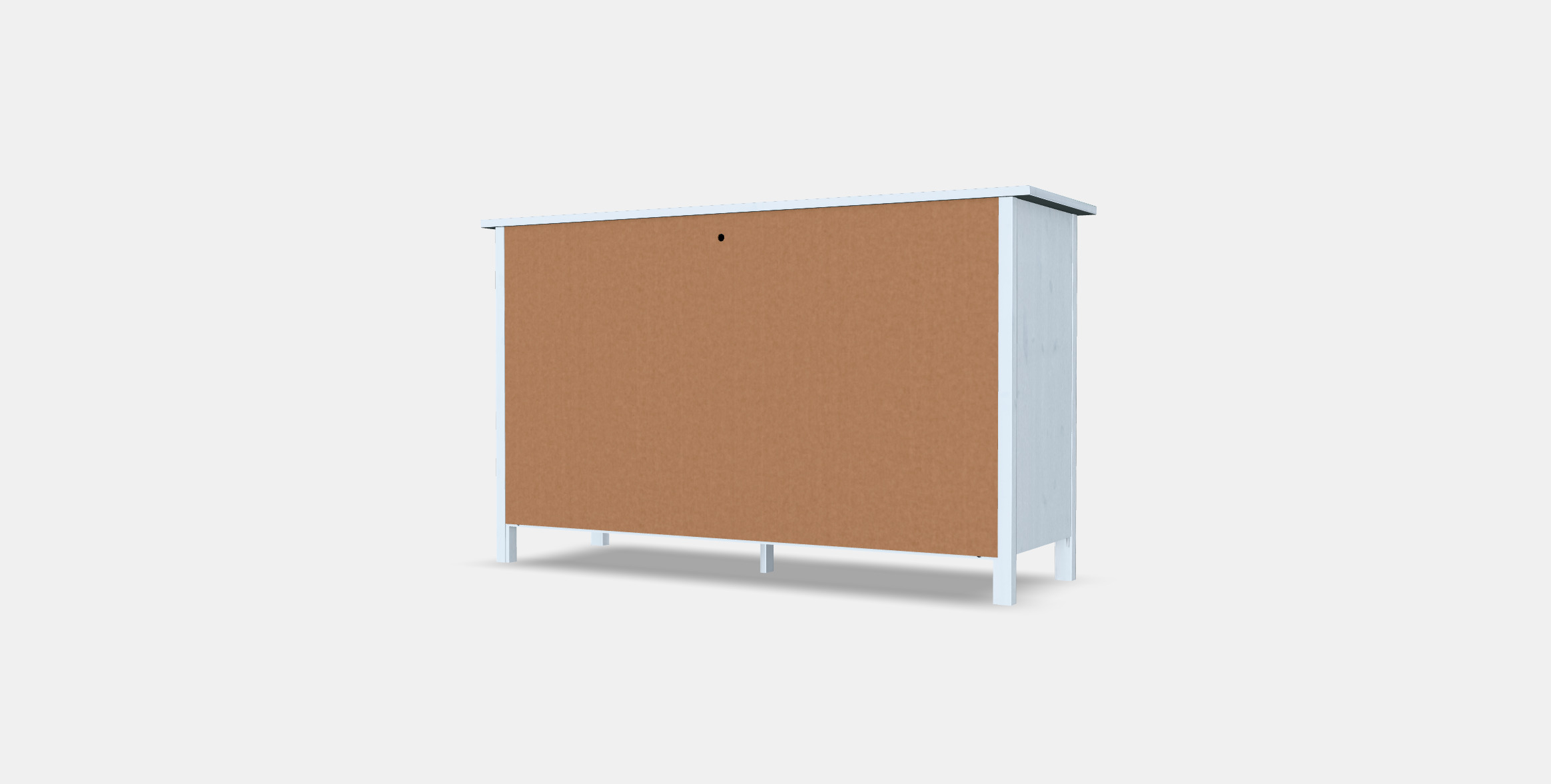 HEMNES chest of drawers with 8 drawers 1 3D model_2