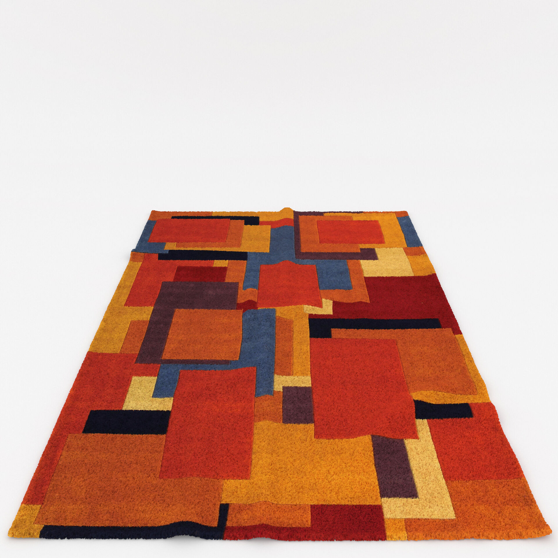 Rugs No 1019 Low-poly 3D model_5