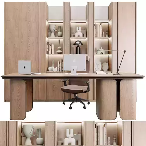 Workplace - office furniture 63 3D model