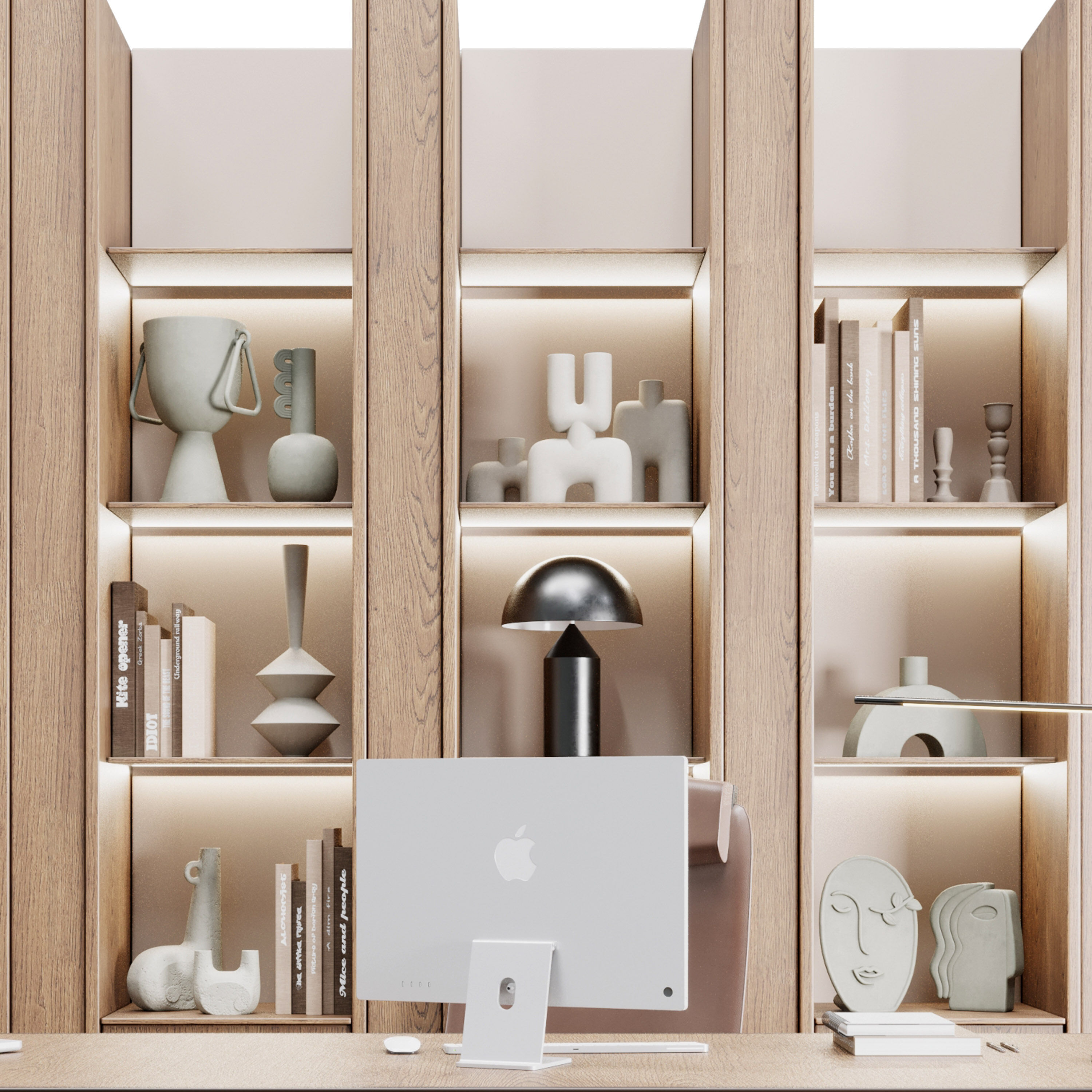 Workplace - office furniture 63 3D model_3