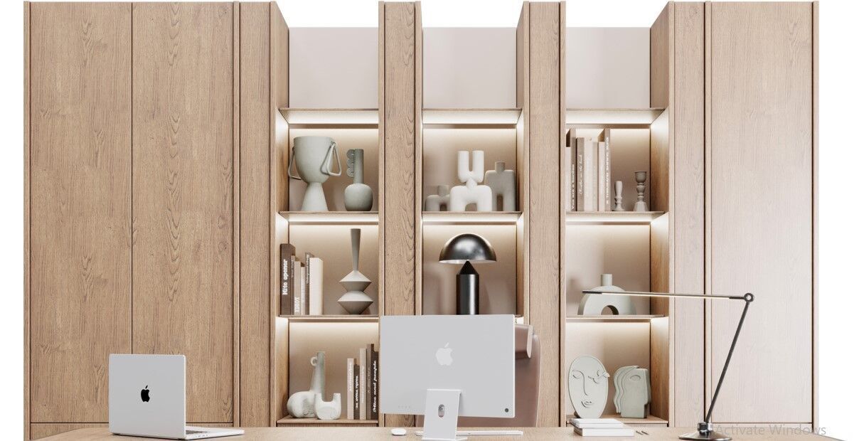 Workplace - office furniture 63 3D model_7