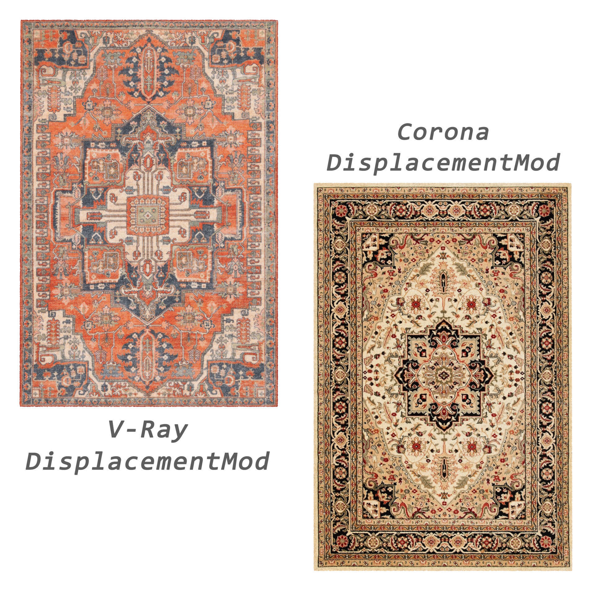 Rugs No 1020 Low-poly 3D model_2