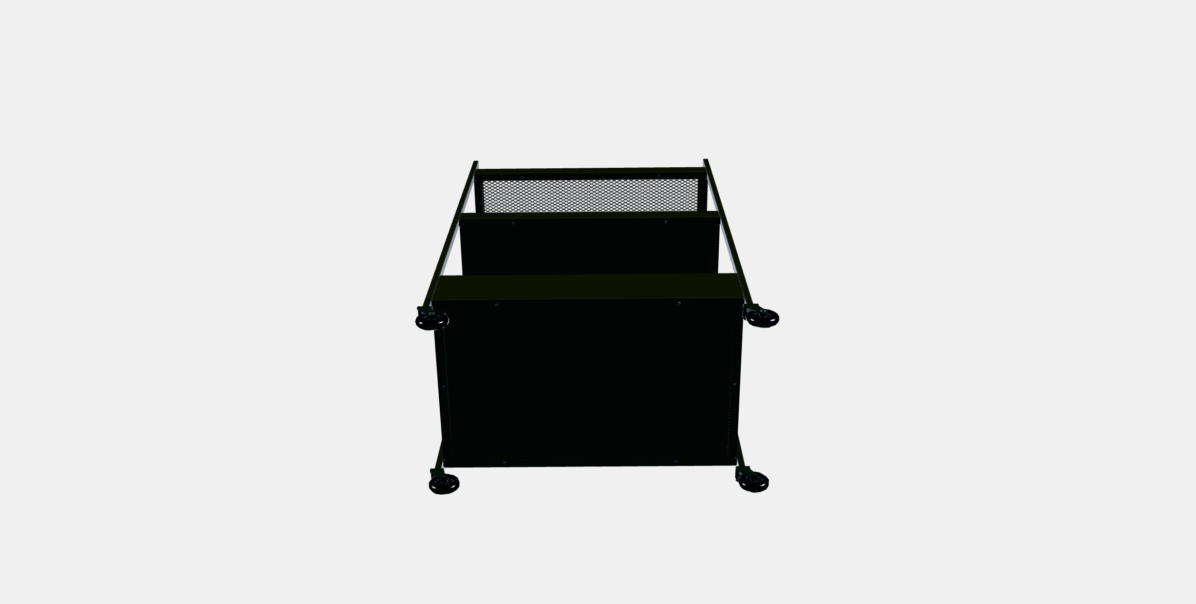 NISSAFORS serving trolley 3D model_7