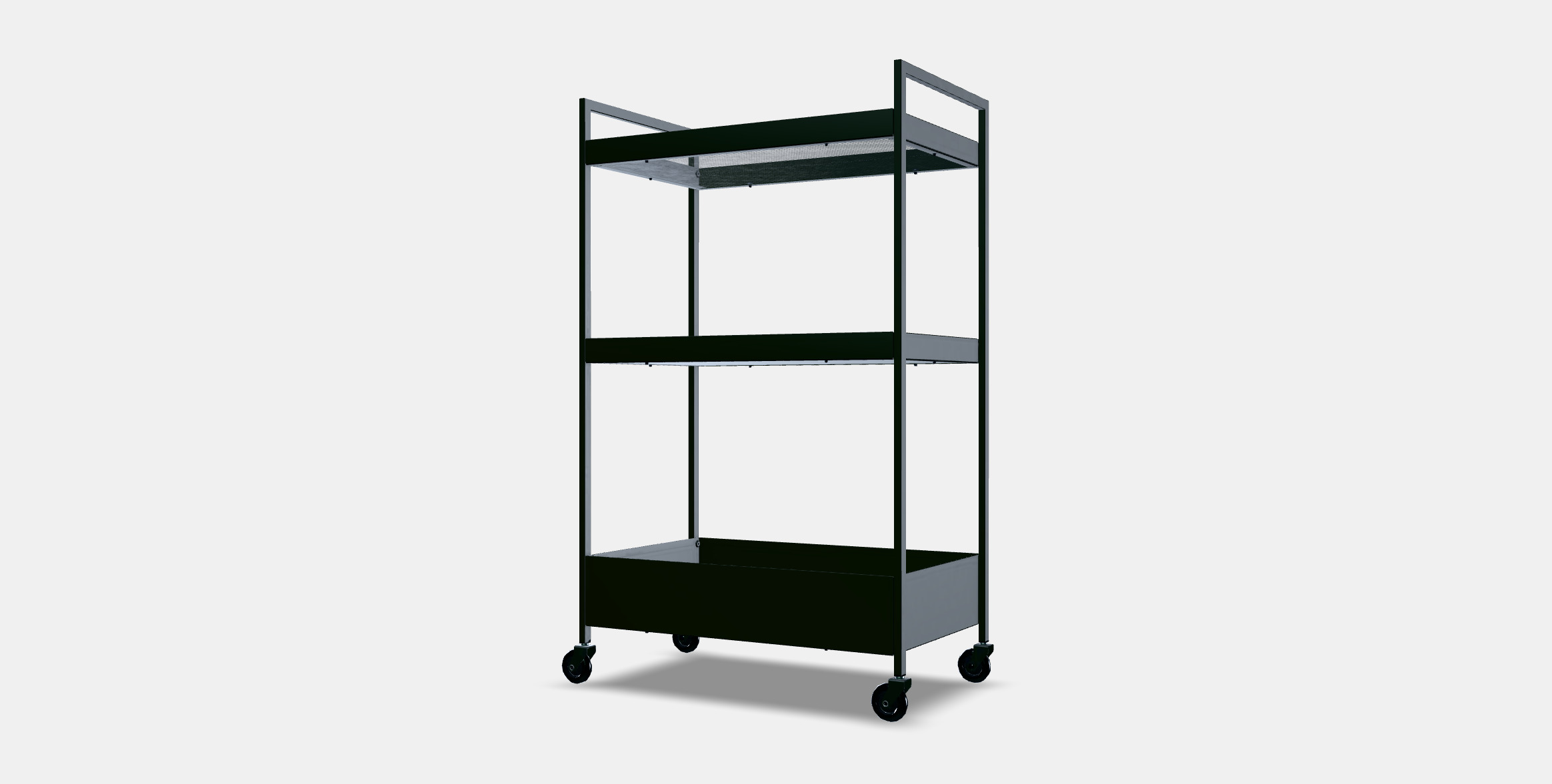 NISSAFORS serving trolley 3D model_12