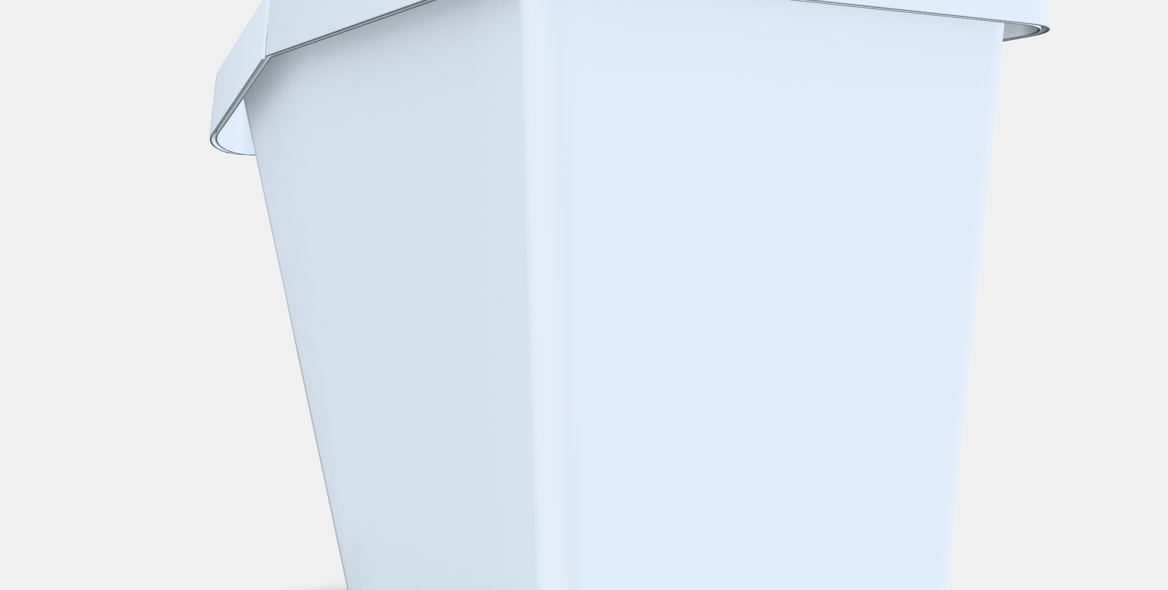 SORTERA waste garbage can with lid 1 3D model_2