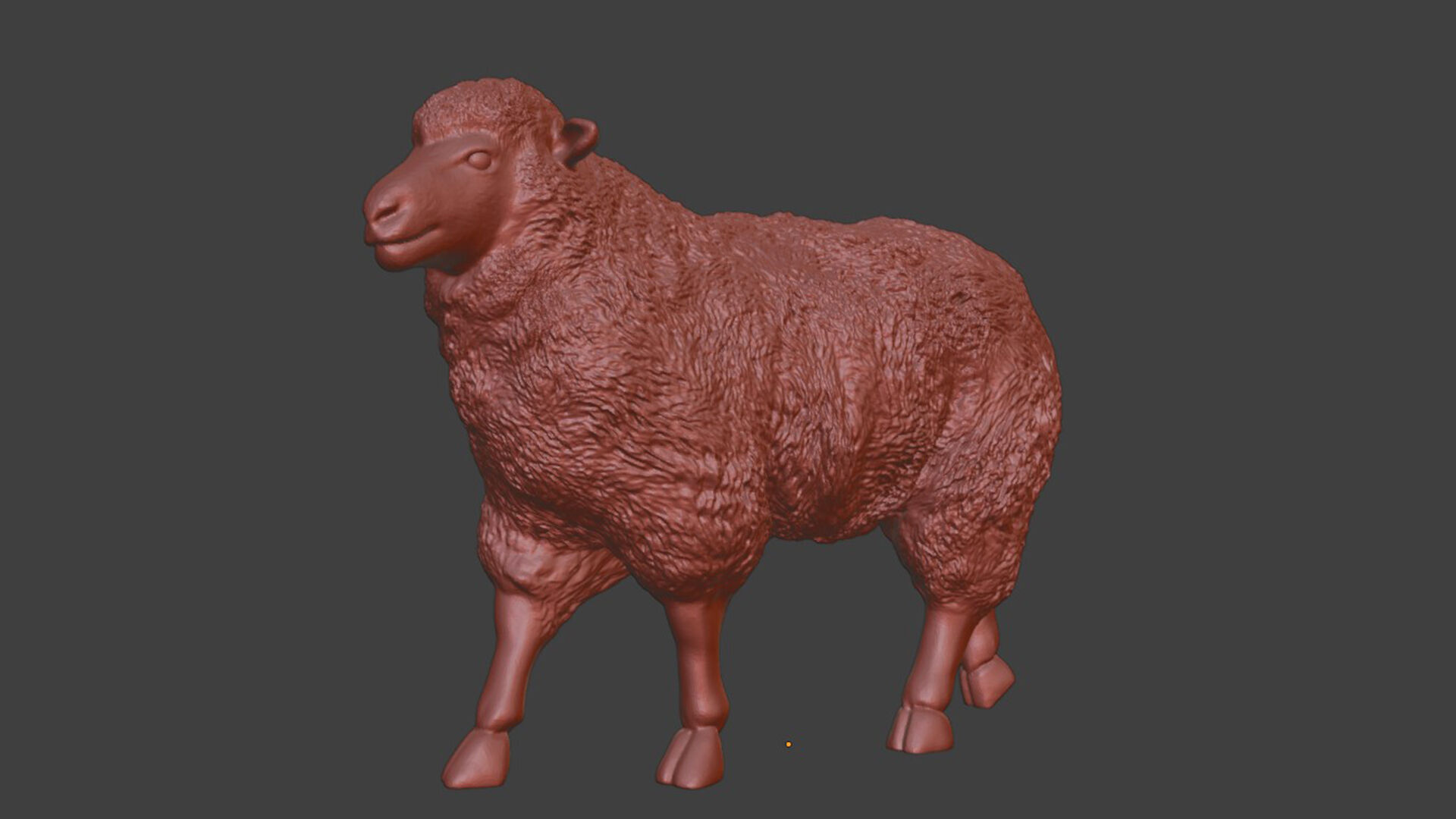 3D Printable Realistic Sheep Toy Model 3D print model_7