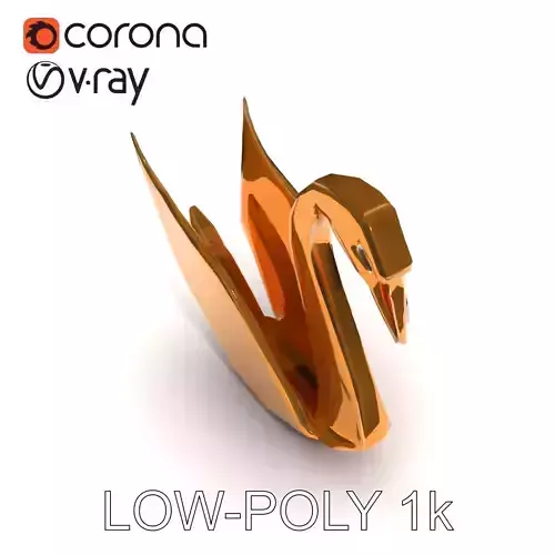 Origami Swan Model Pack  D Model Collection