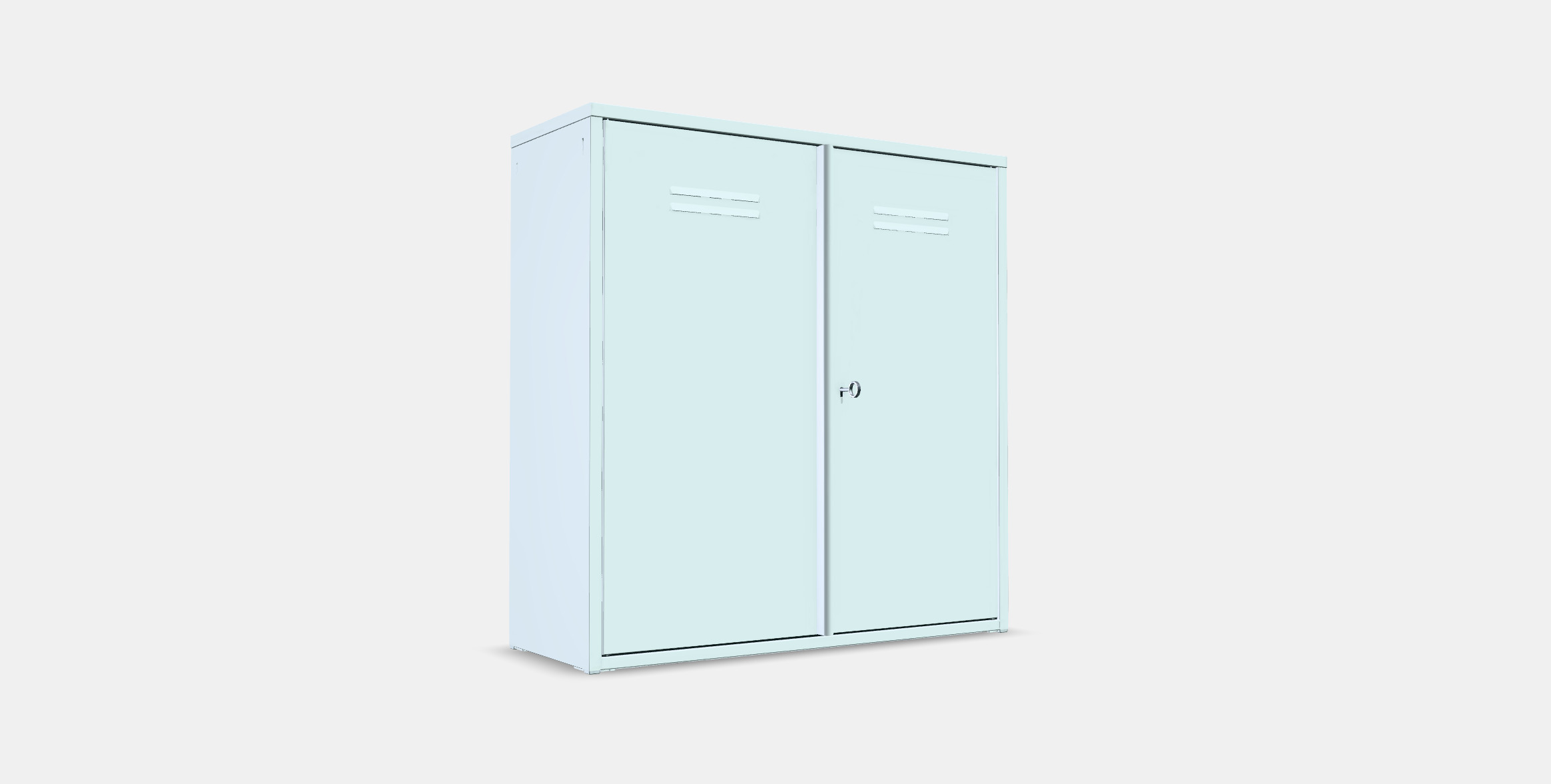 IVAR cabinet with doors 3D model_4