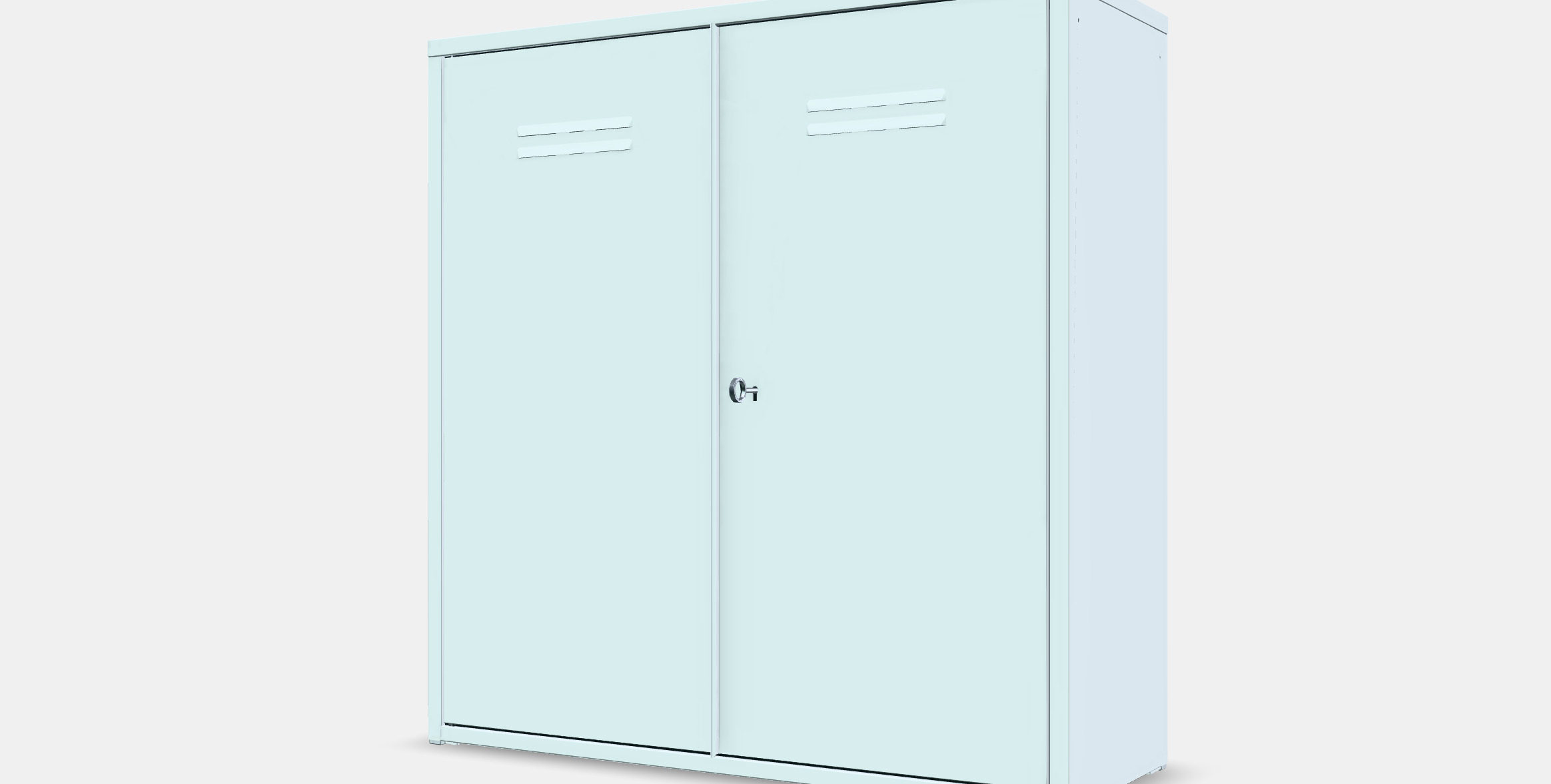 IVAR cabinet with doors 3D model_13