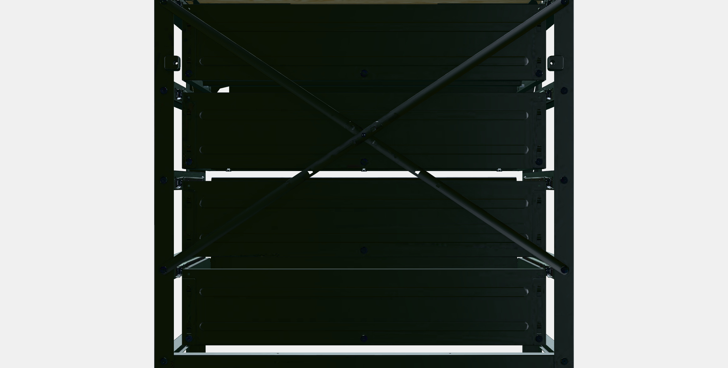 BROR work table with drawers 3D model_15