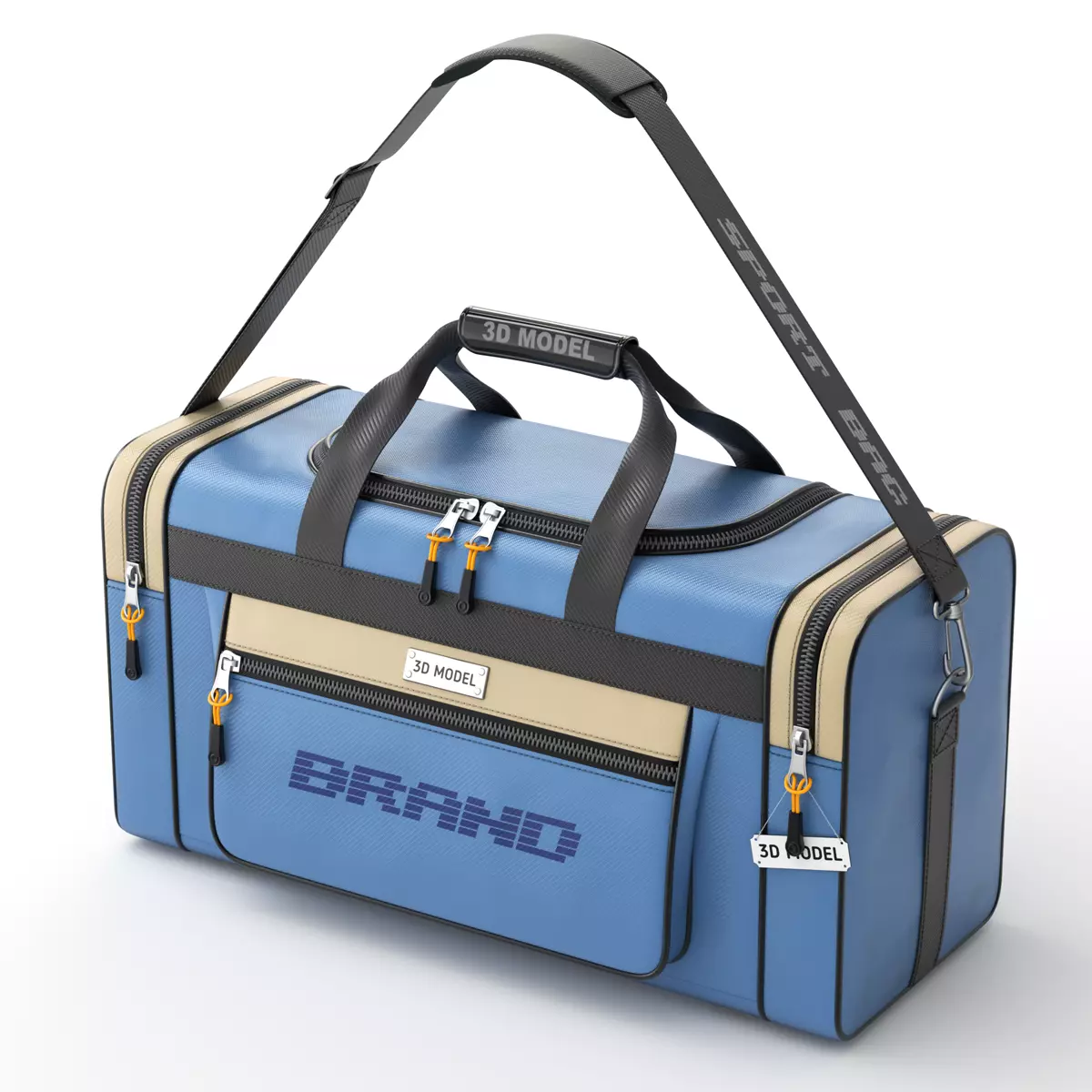 Sport Travel Bag 3D model