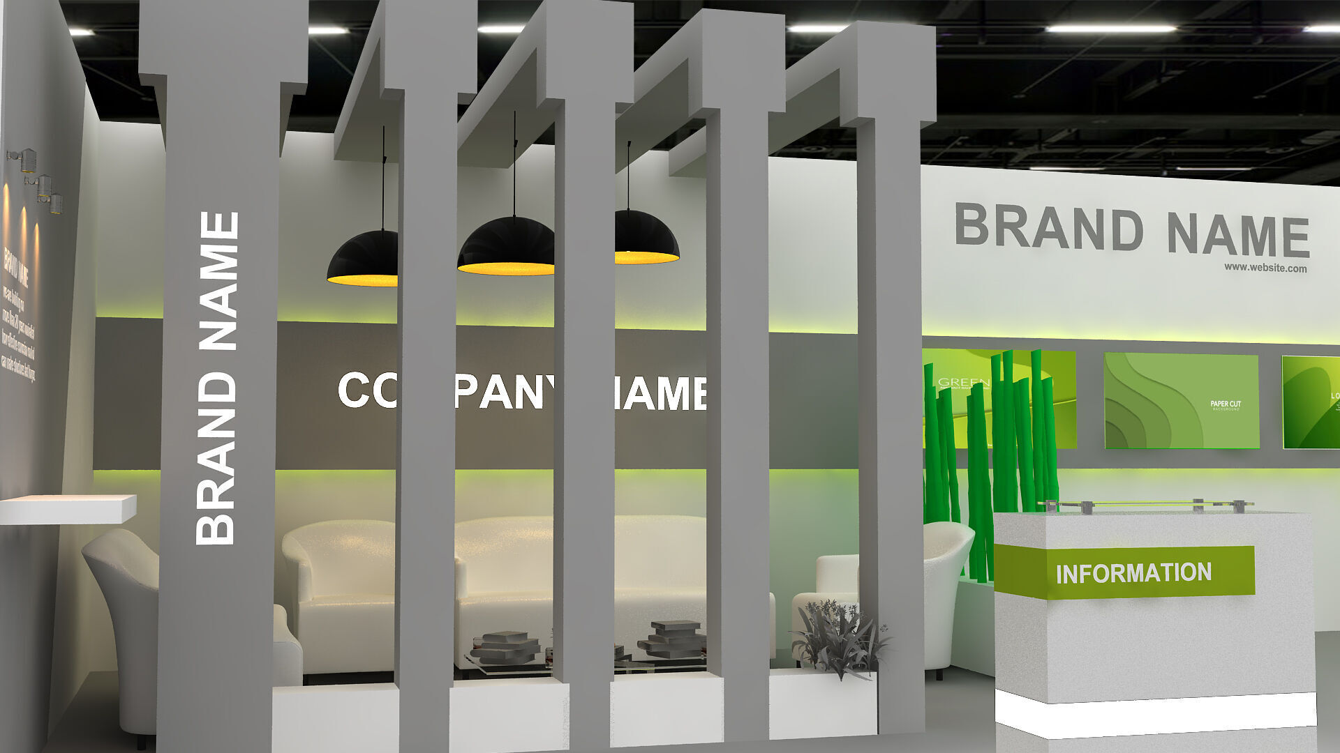 3D Model Exhibition Booth 3D model_4