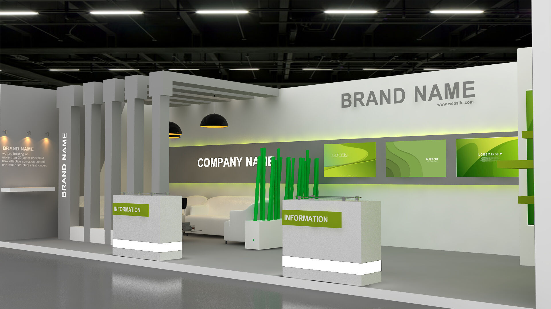 3D Model Exhibition Booth 3D model_2