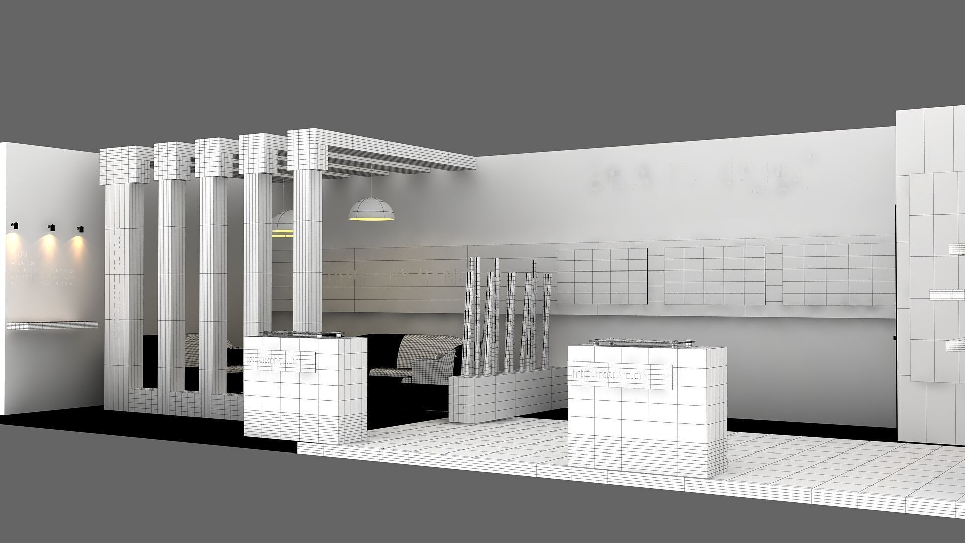 3D Model Exhibition Booth 3D model_7