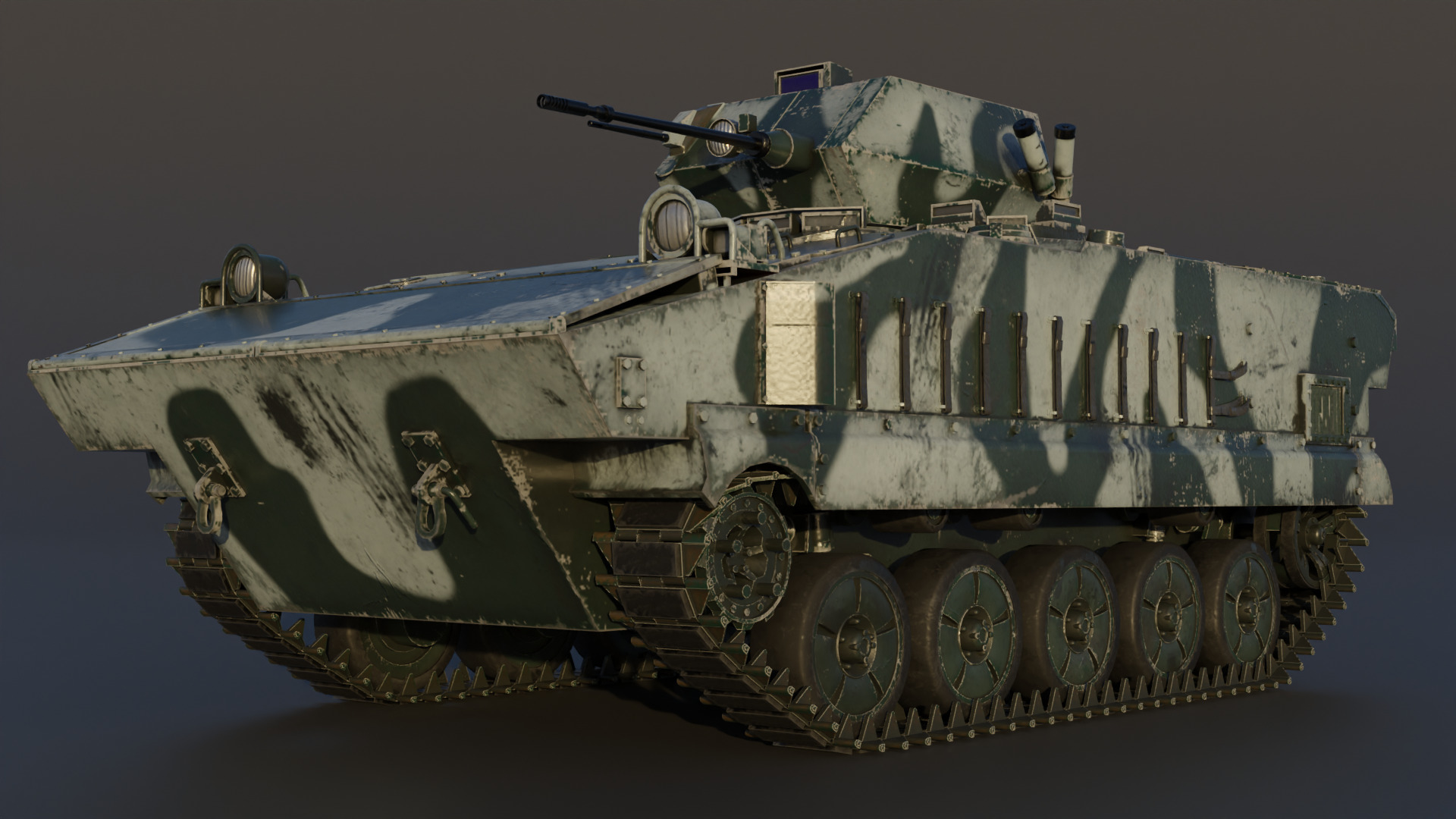 AMX-10P 25 ICV Low-poly 3D model_6