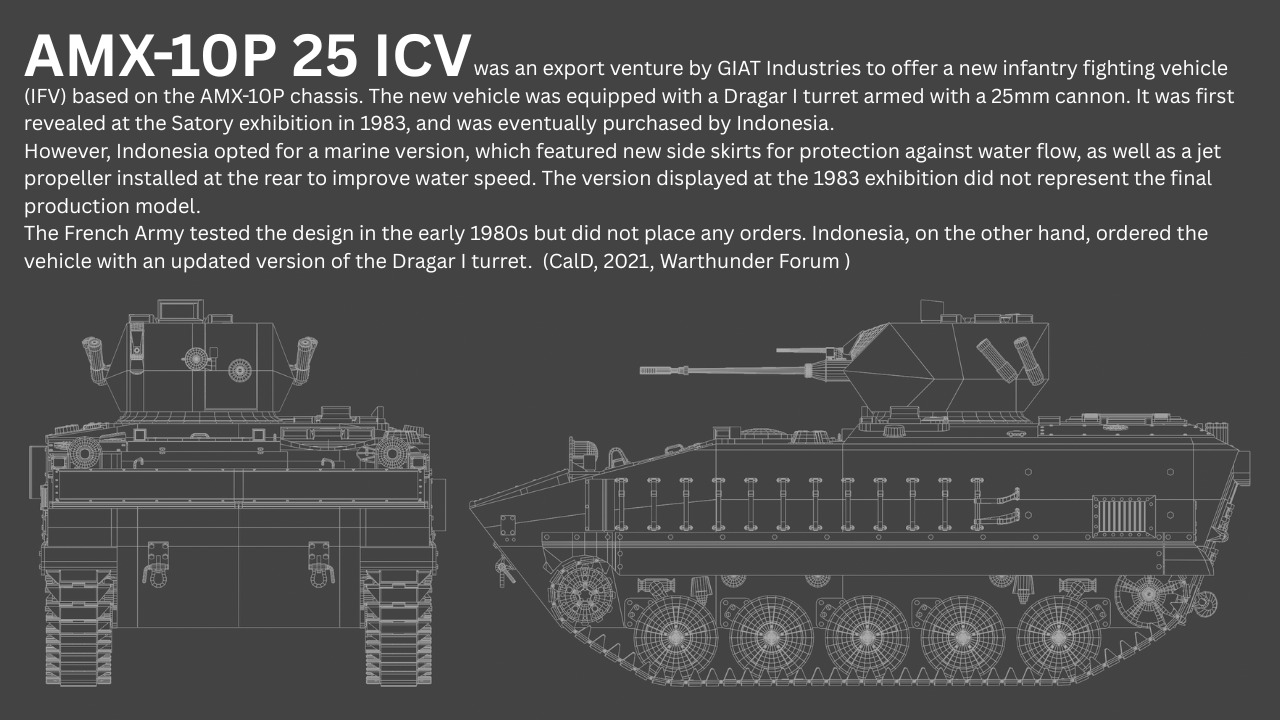 AMX-10P 25 ICV Low-poly 3D model_19